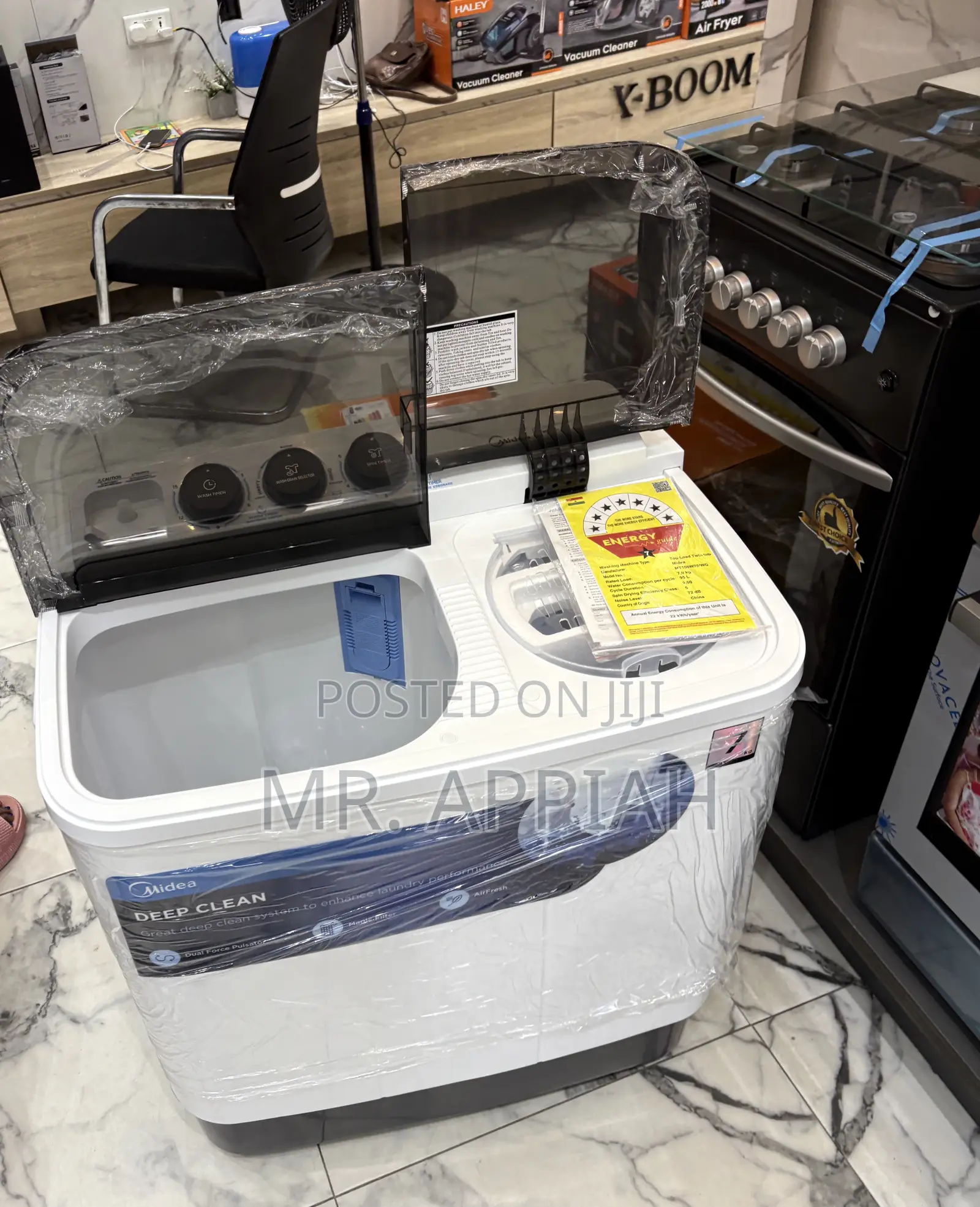 Purchase Midea 7kg Twin Tub Semi-Auto Washing Machine,White 