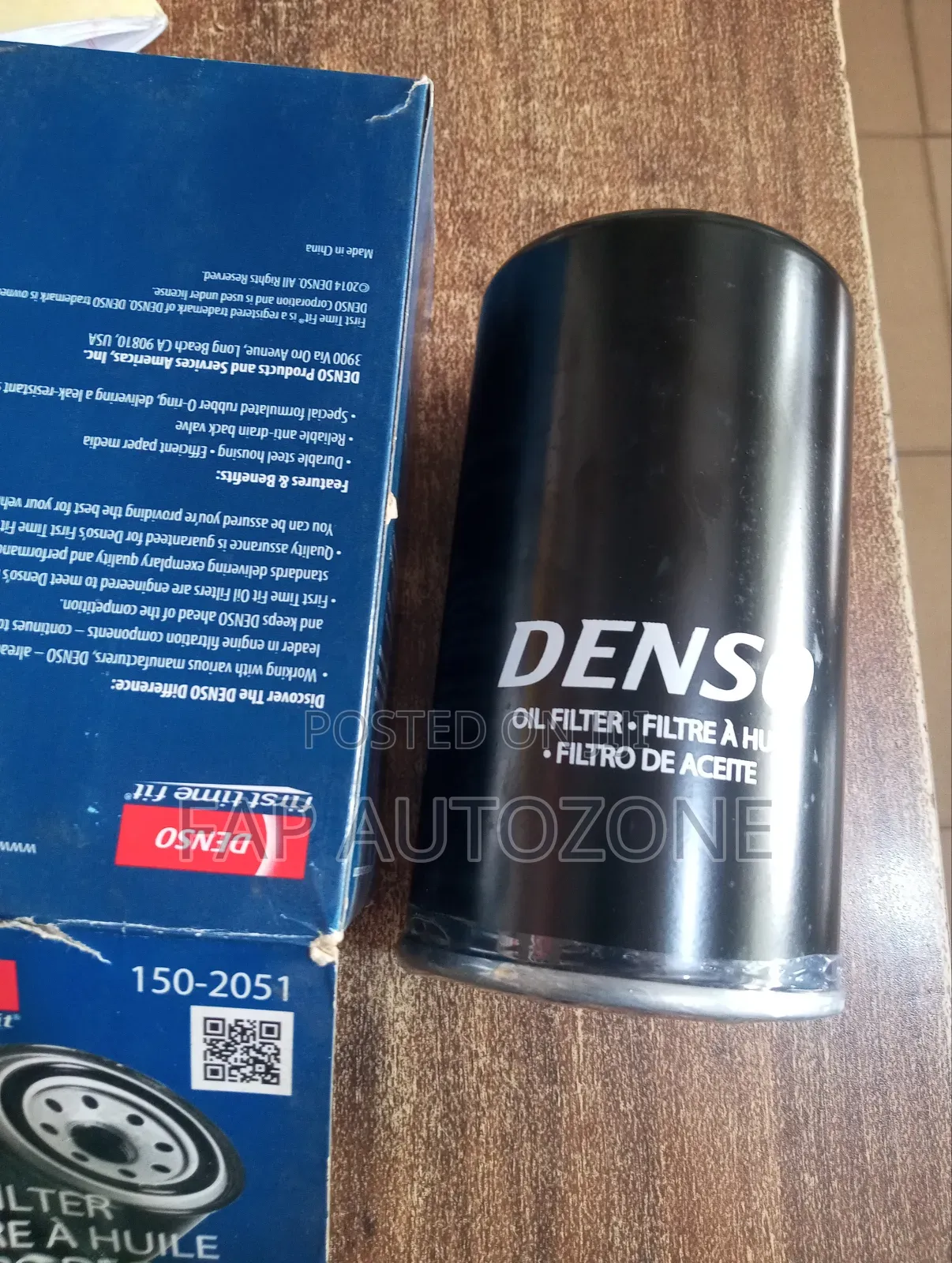 4111. Original Denso Ford F250 and Ram 2500 Diesel Oil Filter From Usa