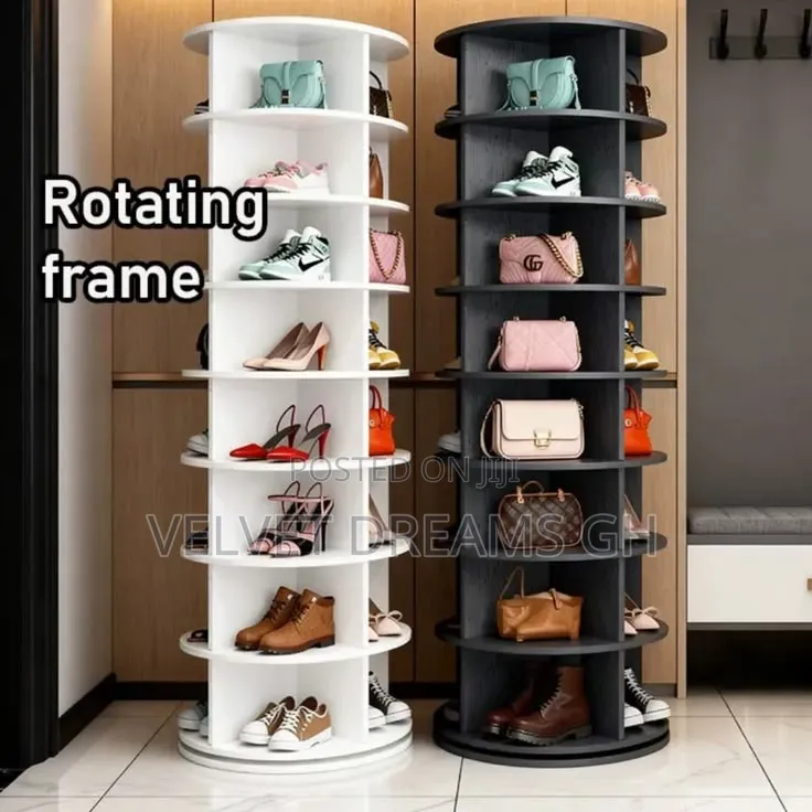 360° Rotating Shoe Rack – Space Saving Shoe Organizer