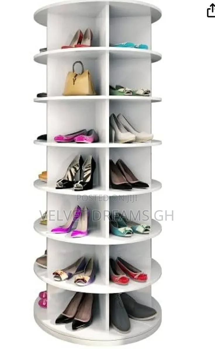360° Rotating Shoe Rack – Space Saving Shoe Organizer