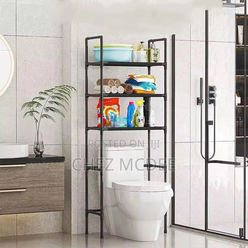 Space-Saving Bathroom Storage Rack | Over Toilet Organizer