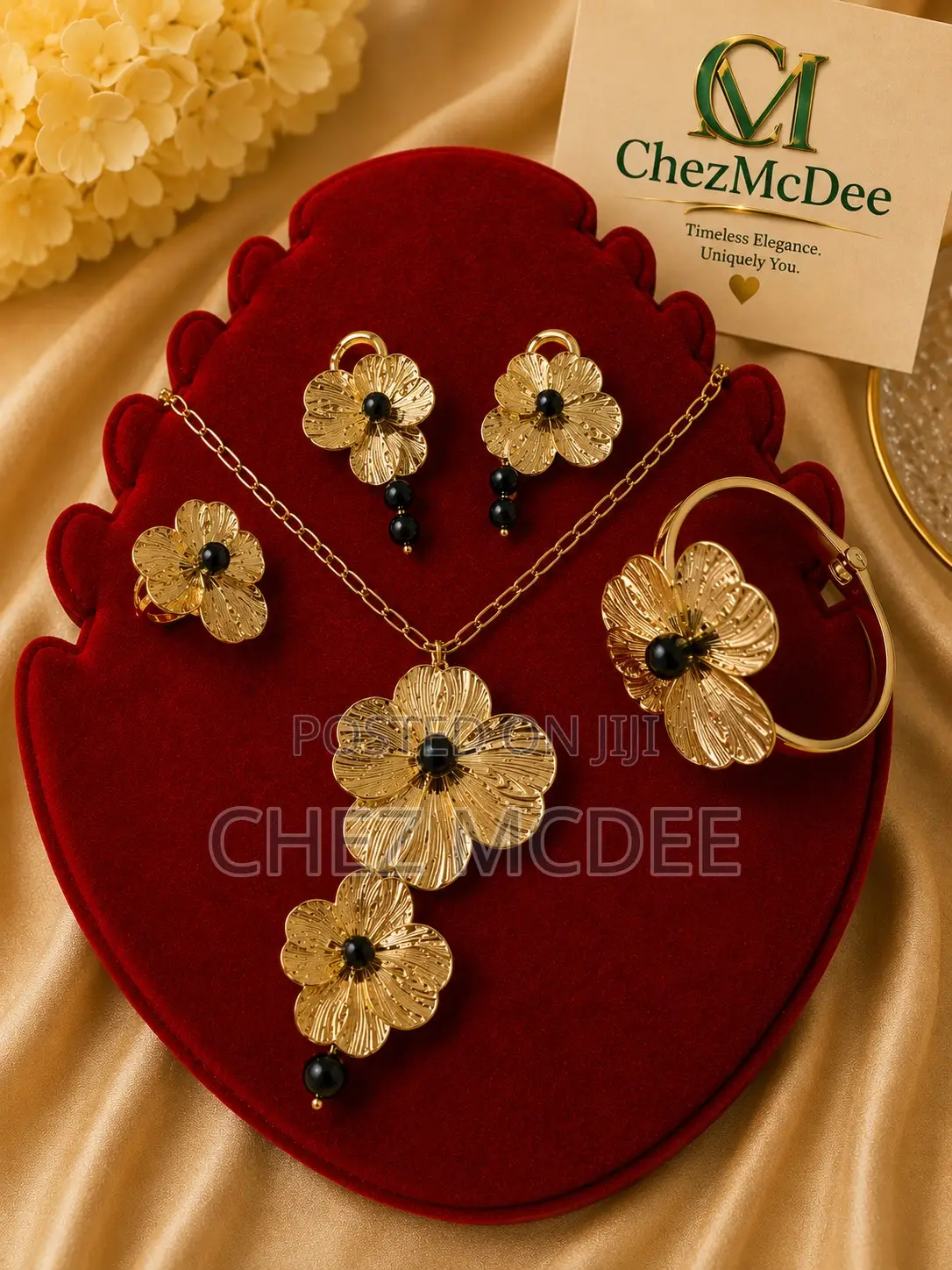 Quality Gold Plated Stainless Steel Jewelry Set