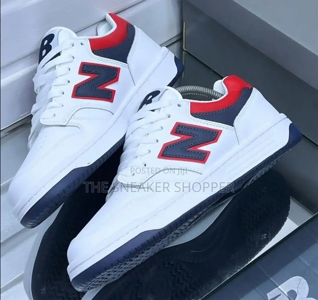 Newbalance Sneaker Red And White Color