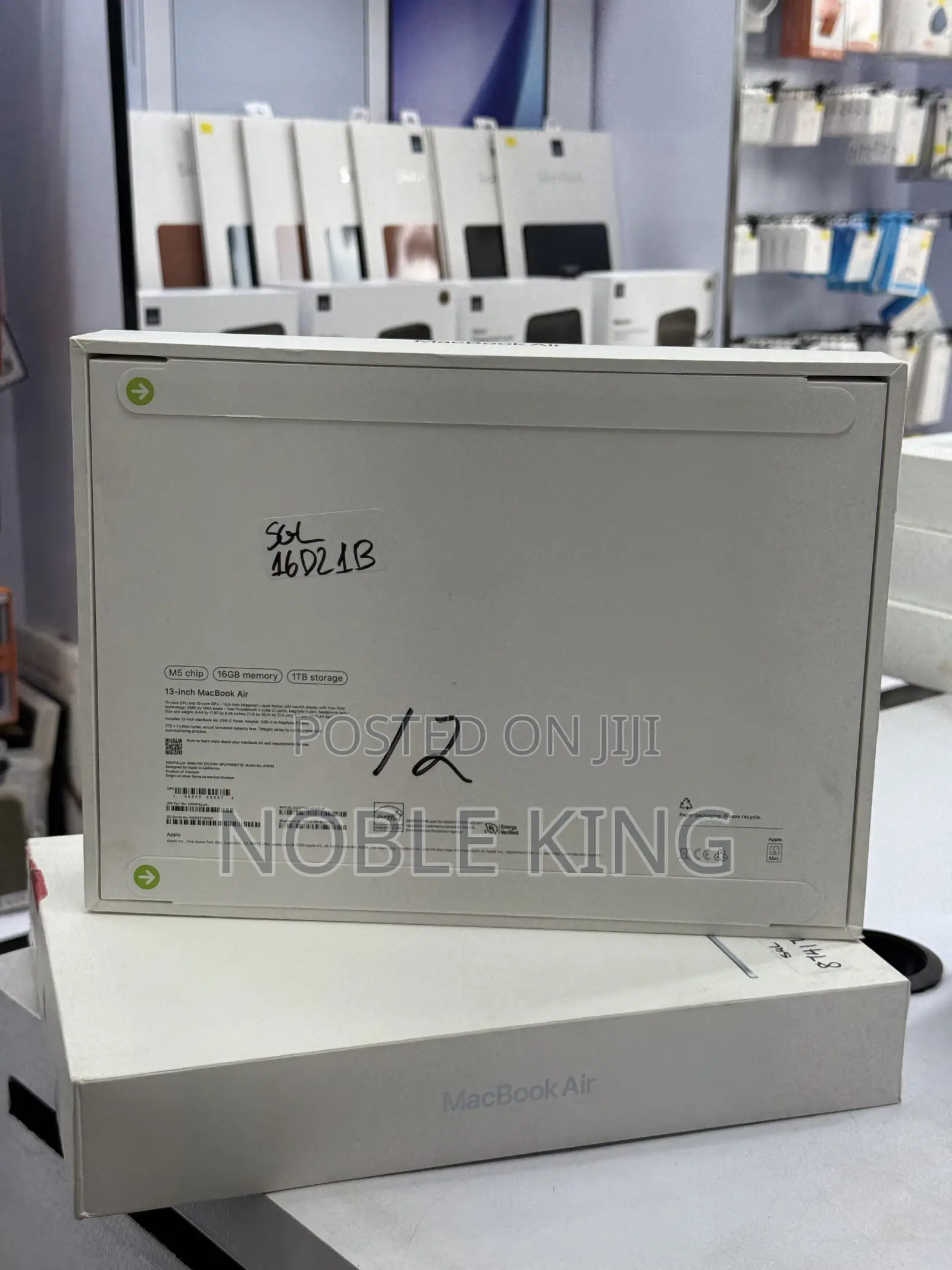 New Laptop Apple MacBook Air 2026 M5 13-inch 16GB Apple M5 SSD 1T