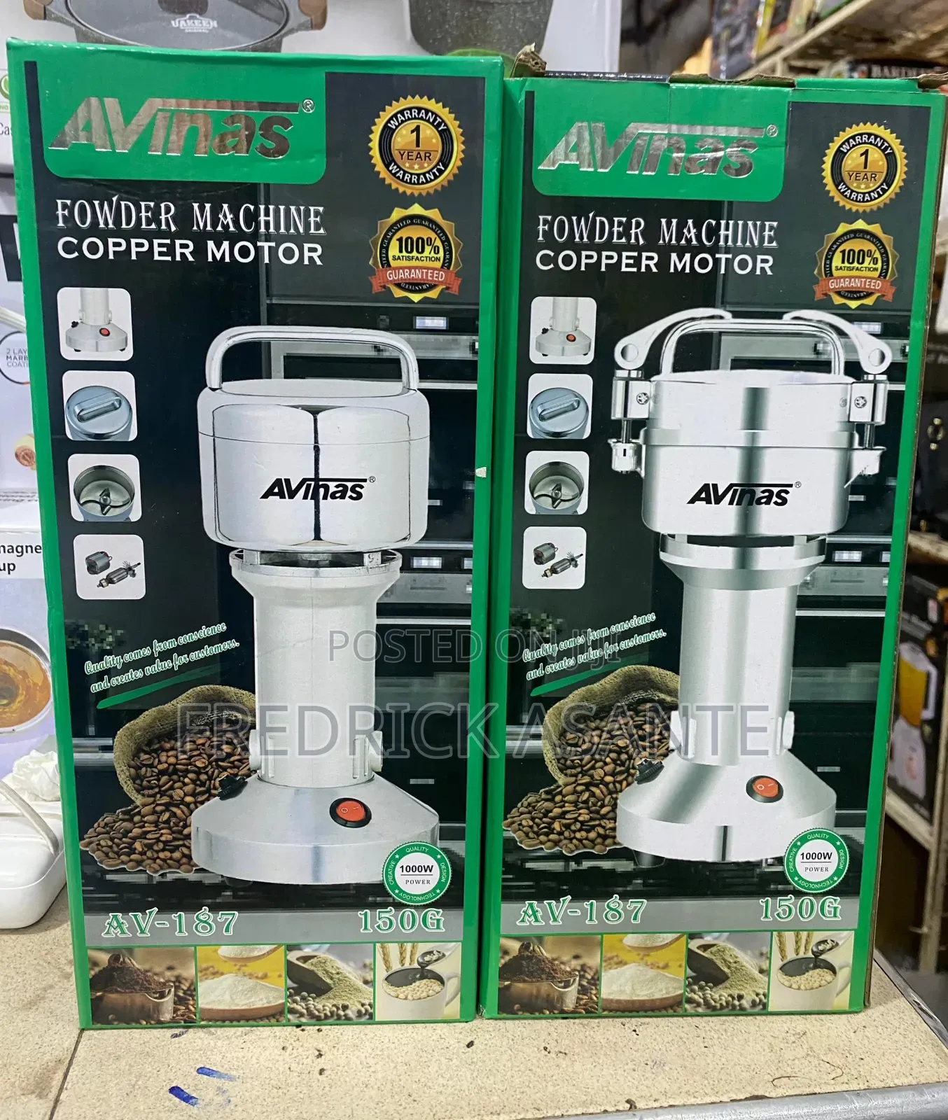 Avinas Av-187 Electric Dry Food Grinder