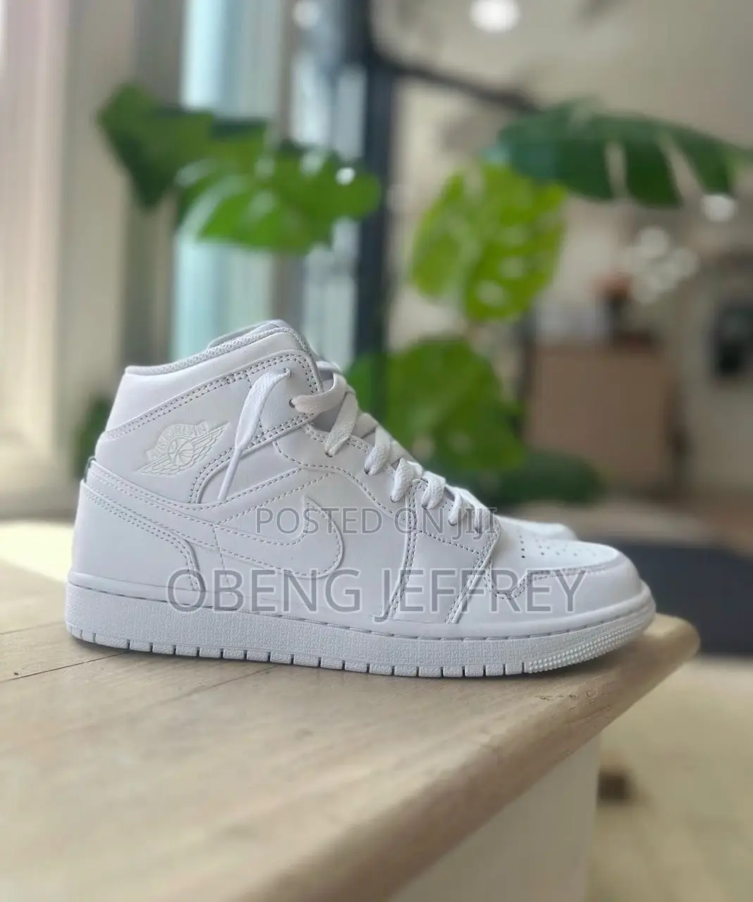 Original Air Jordan 1 High Pure White