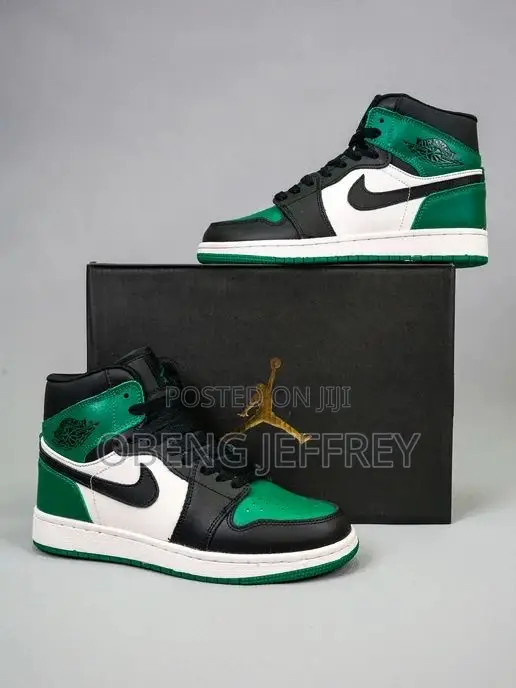 Original Air Jordan 1 High Lucky/Pine Green