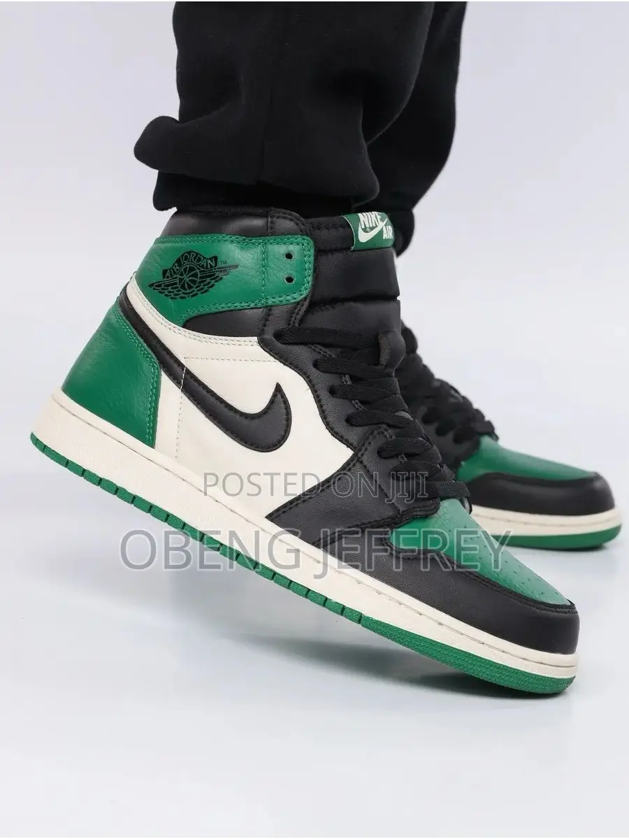 Original Air Jordan 1 High Lucky/Pine Green