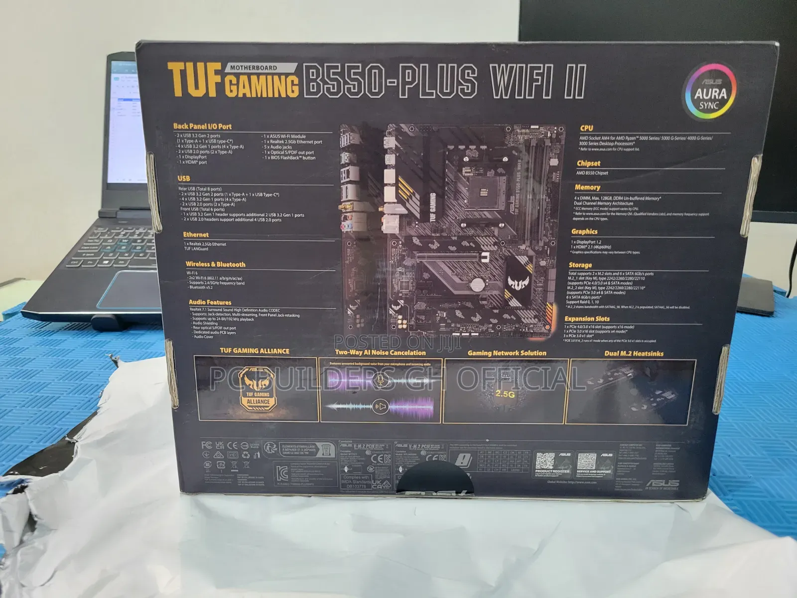 Asus Tuf Gaming B550-Plus Wifi Ii Motherboard – Amd Am4 Socket