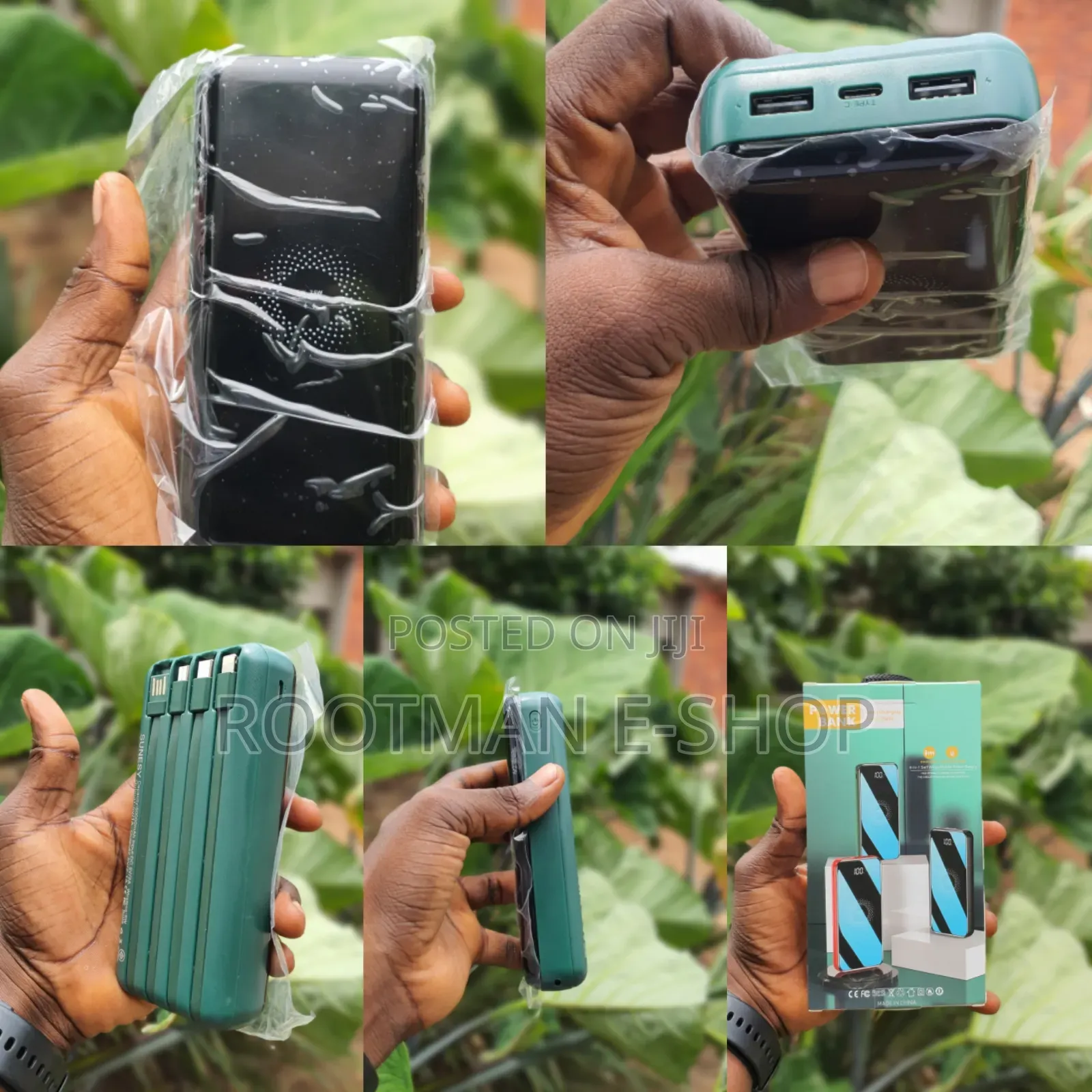 4 in 1 Flash Powerbank With Led Display (Supports Wireless Charging)