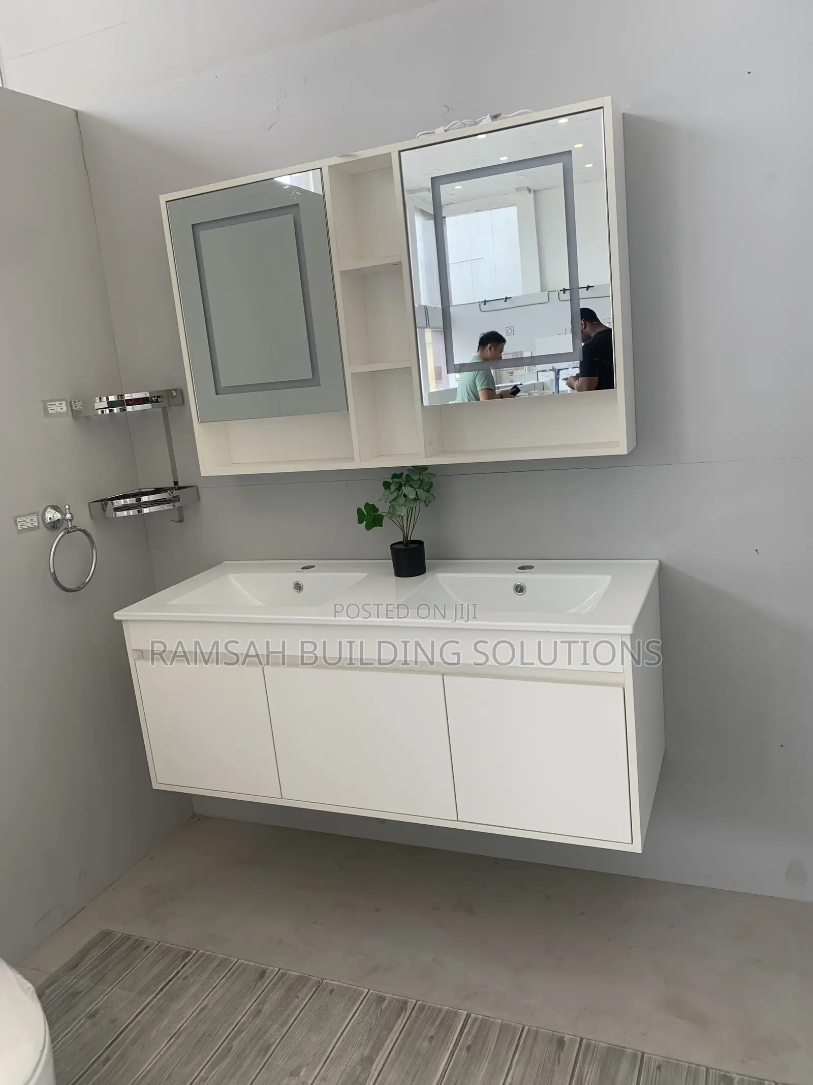 Modern Floating Bathroom Vanity With Mirror