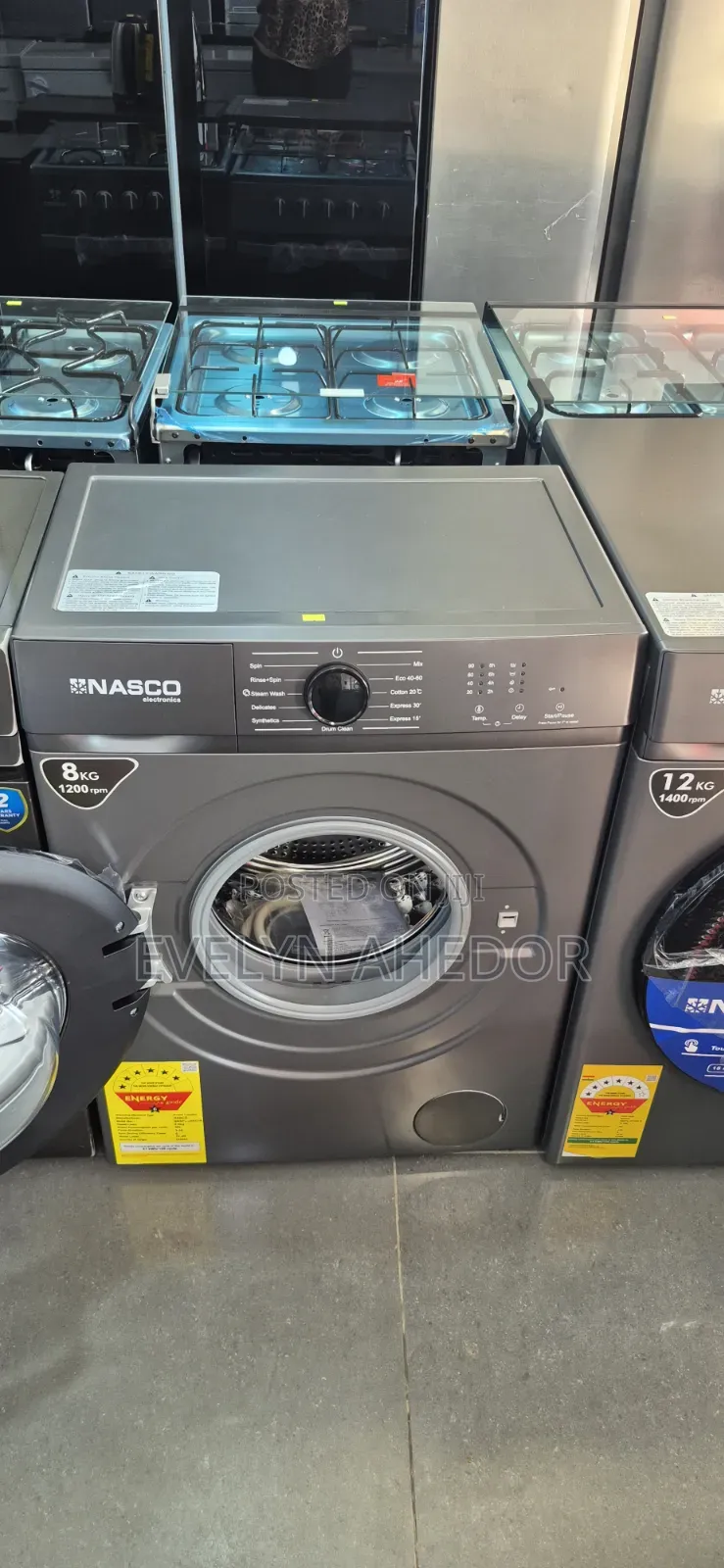 Nasco Quick Washing Machine Front Load Gray Colour Brand New for Sale