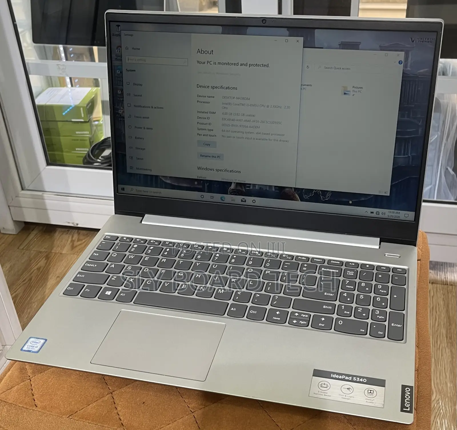 Laptop Lenovo IdeaPad S340 8GB Intel Core i3 SSD 128GB