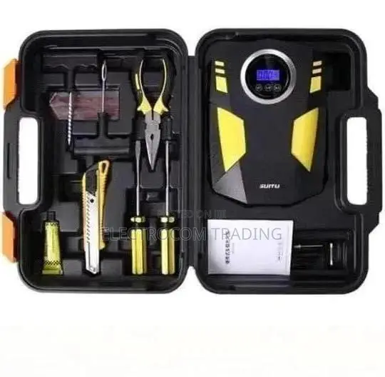 Car Tyre Inflator With a Tyre Repair Kit