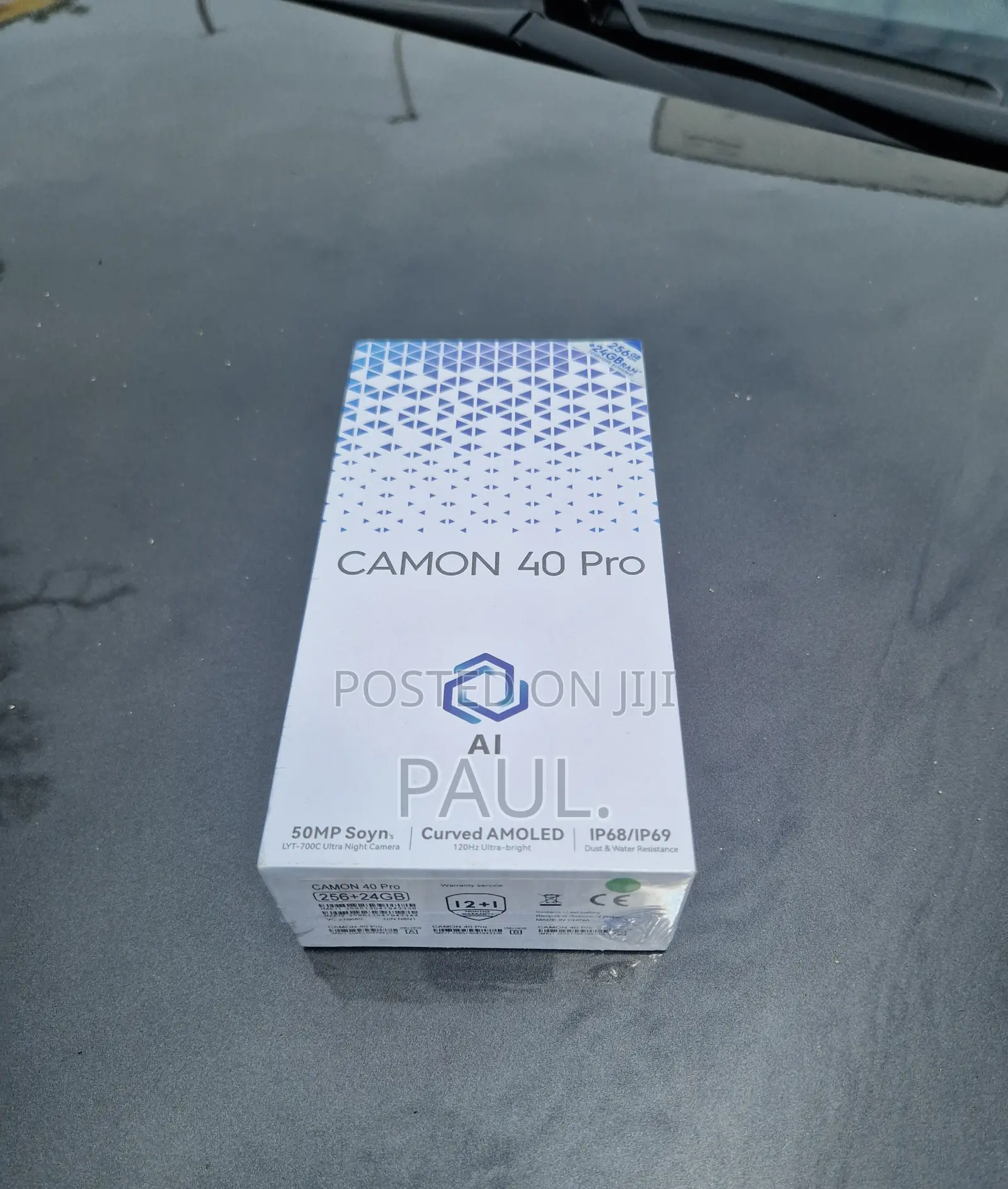 New Tecno Camon 40 Pro 5G 256 GB Gray