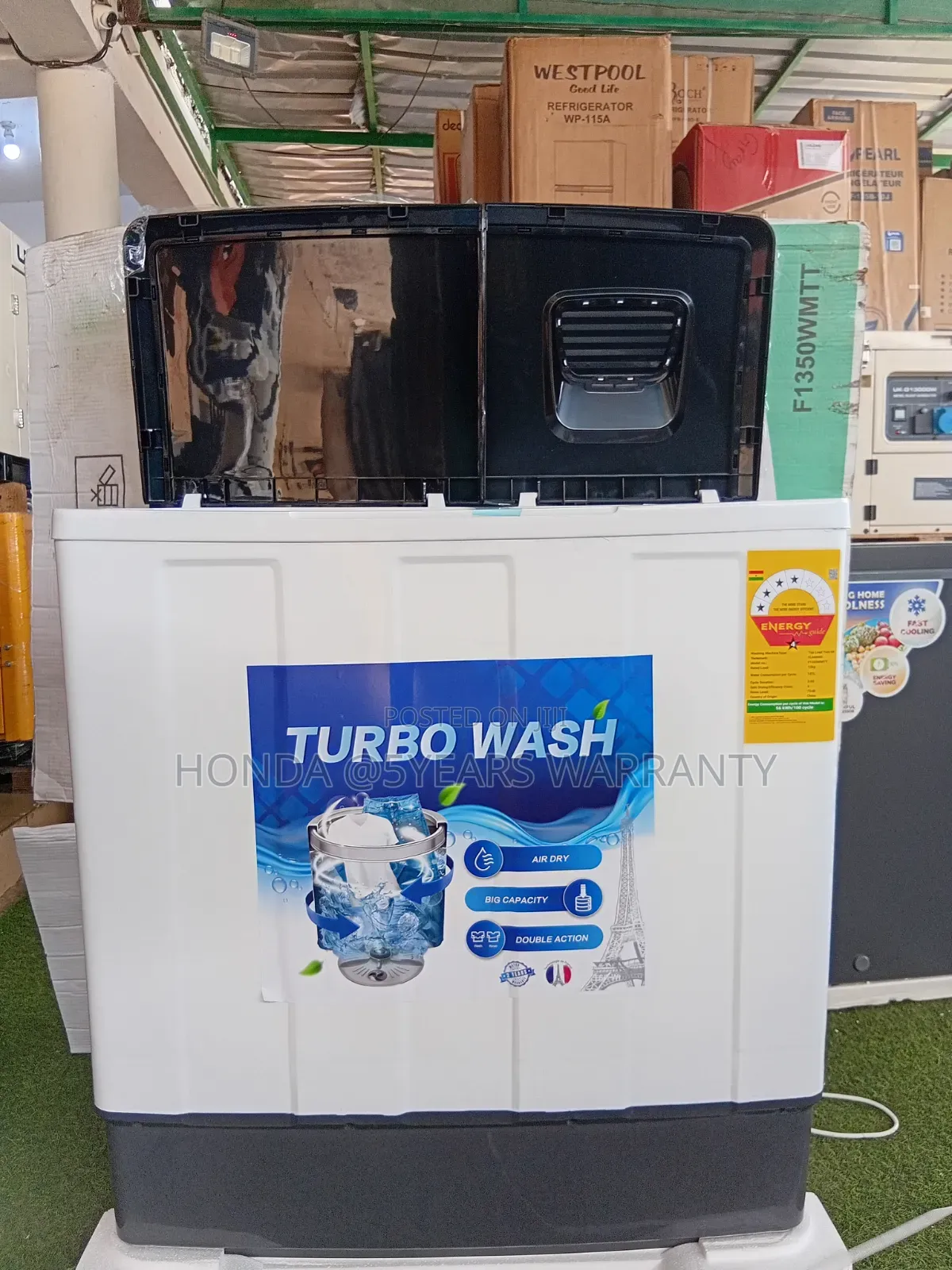 Flamino 12kg Washer – Strong Motor Energy Saving Design