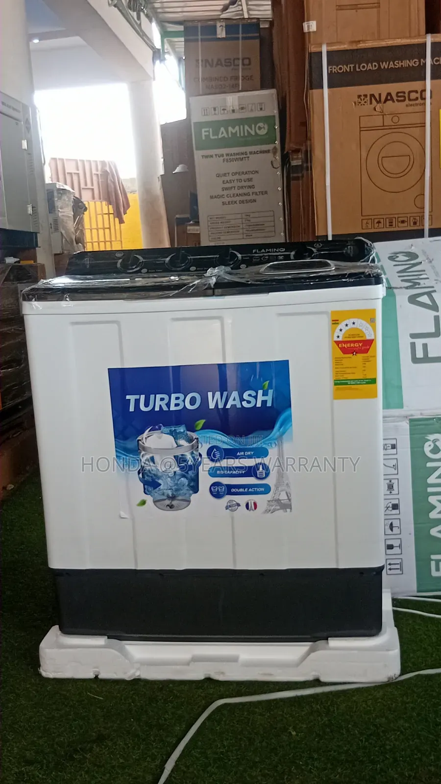 Flamino 12kg Washing Machine – Smart Laundry Solution for Homes