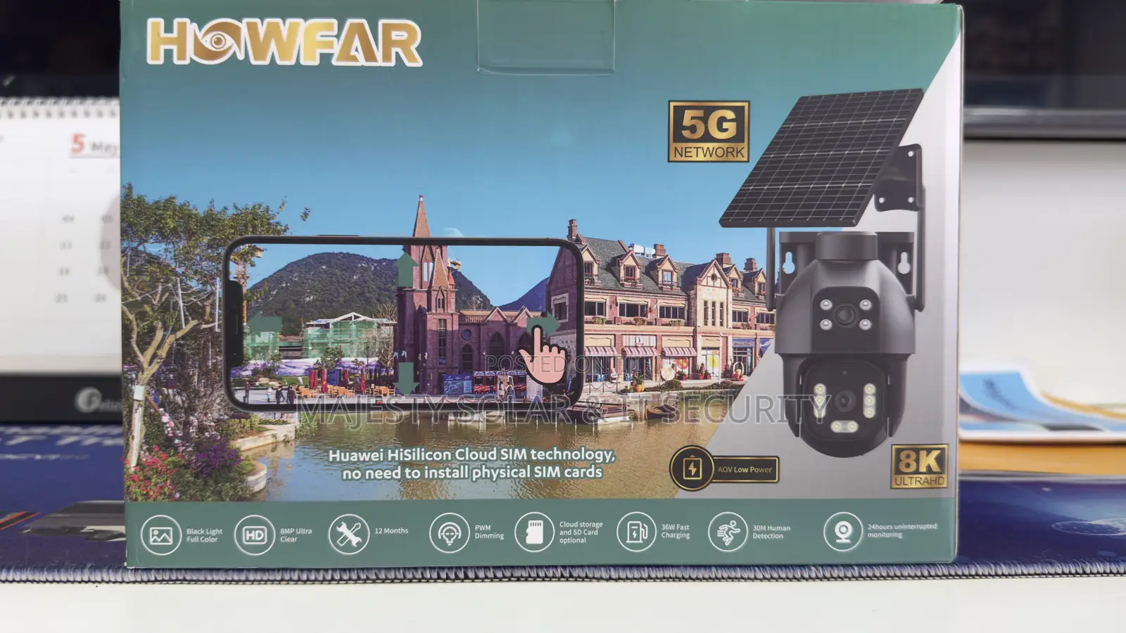 4g and 5g Solar Cameras