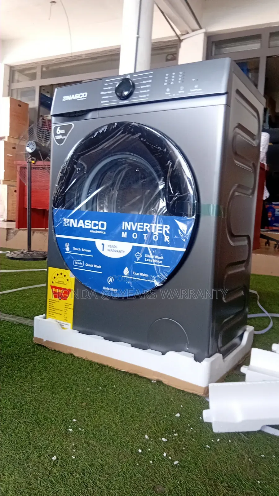 Nasco Nasfl-J6kg-S 6kg Front Load Washing Machine