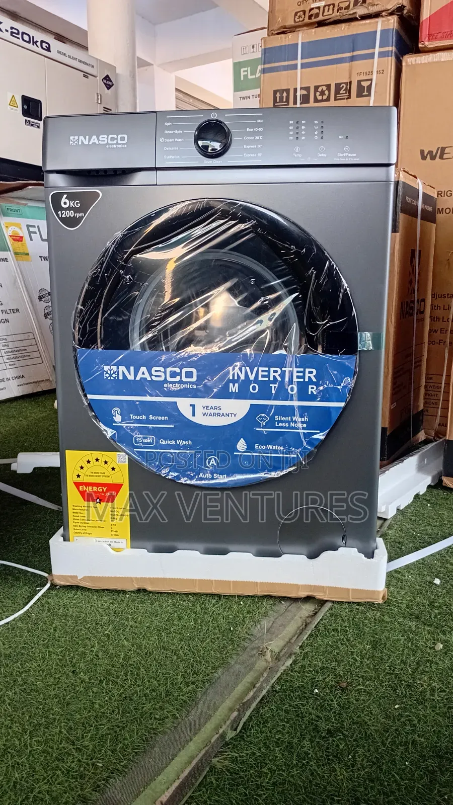 Nasco 6kg Full Automatic Smart Washer6kg