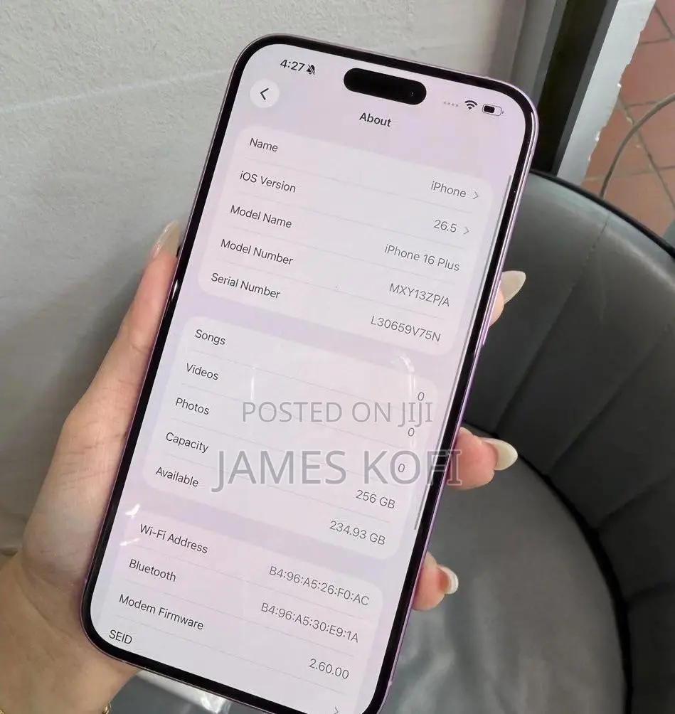 Apple iPhone 16 Plus 256 GB Pink