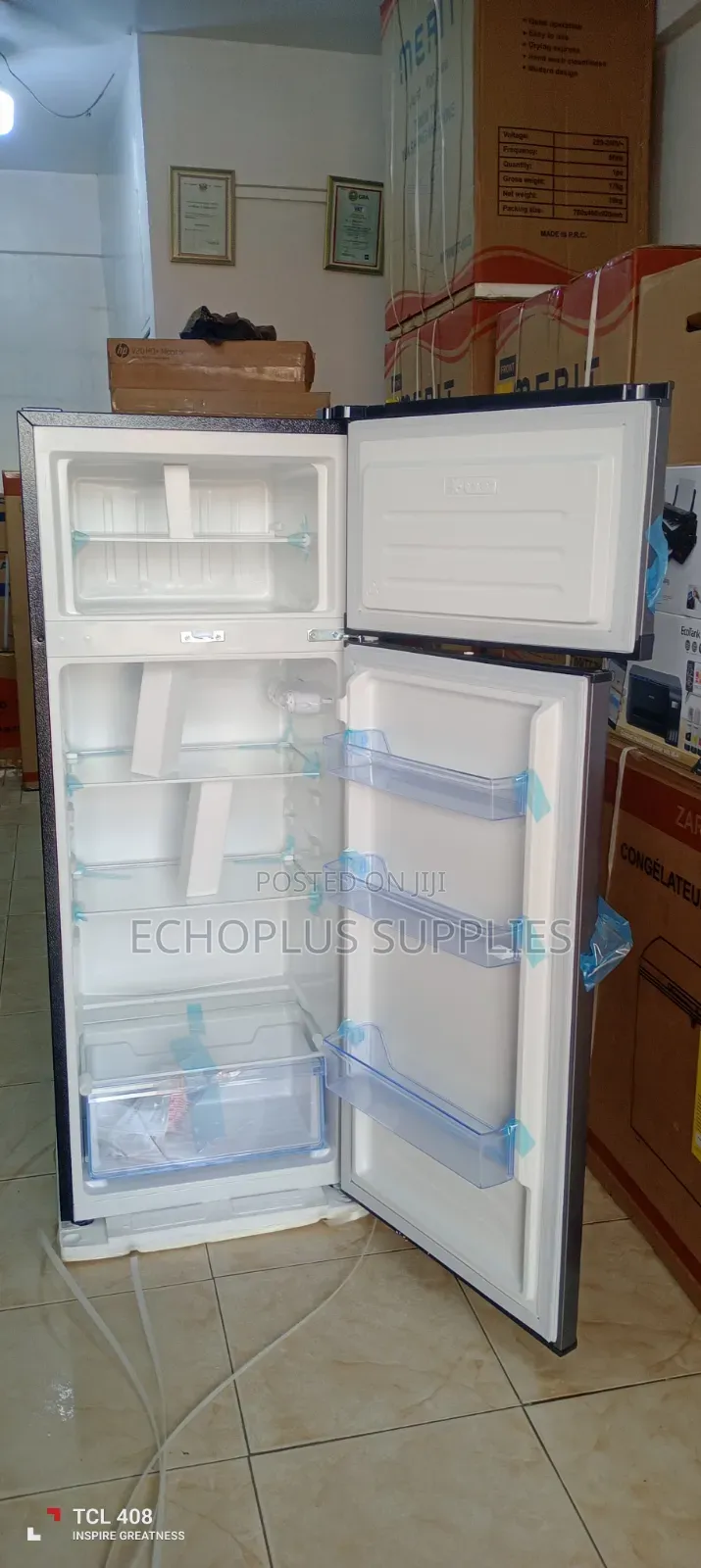 Nasco 2 Door Fridge 204 Liters