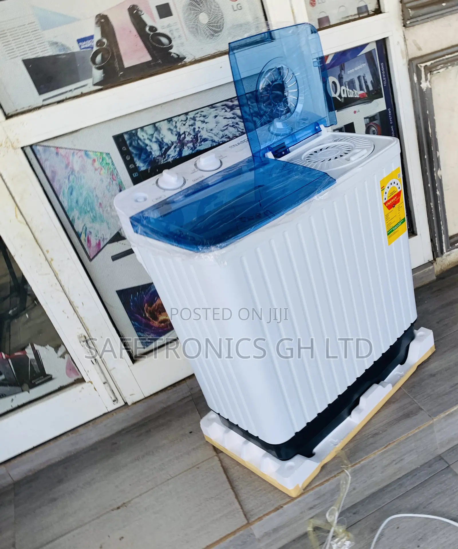 Accurate Sealed Nasco Washing Machine Semi Automatic 8 Kg White