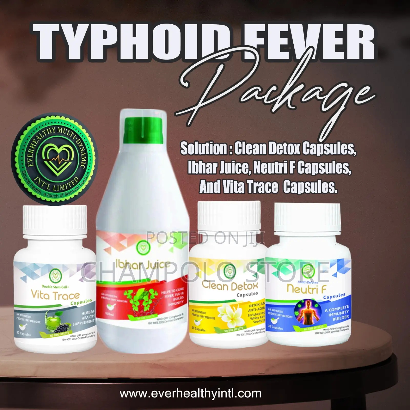 Supplement Solution For Typhoid Fever