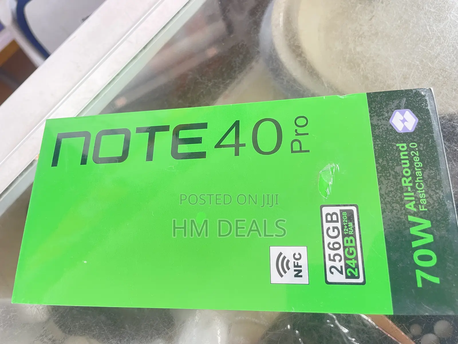New Infinix Note 40 Pro 256 GB Black