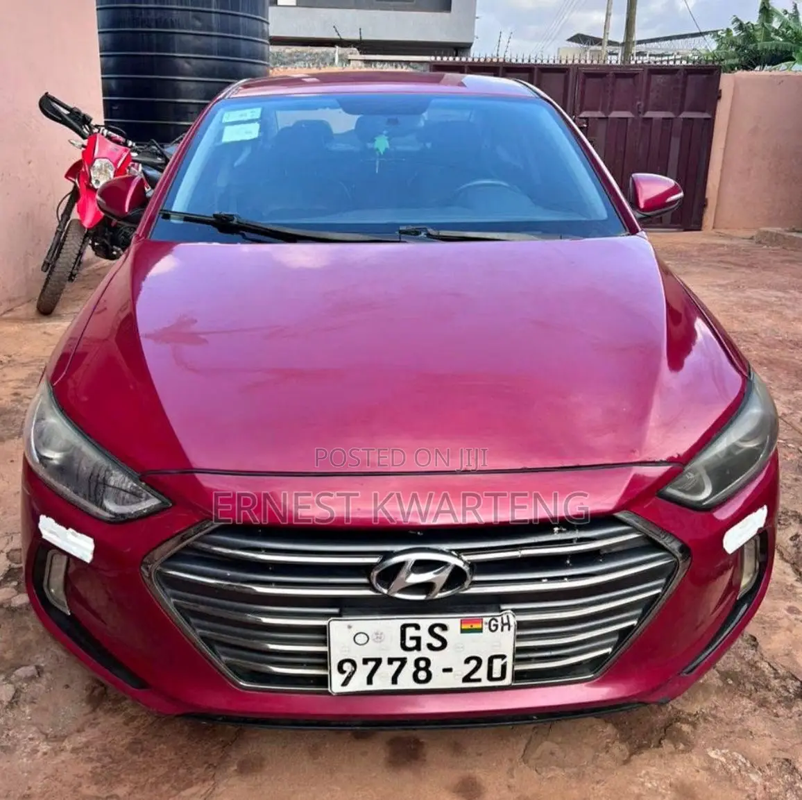 Hyundai Elantra 2017 Red