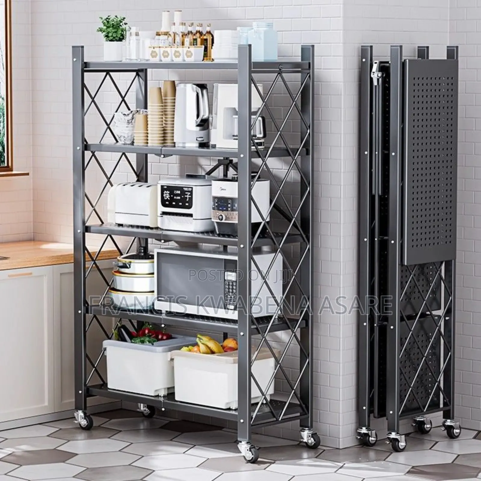 Foldabke Metal Multipurpose Rack