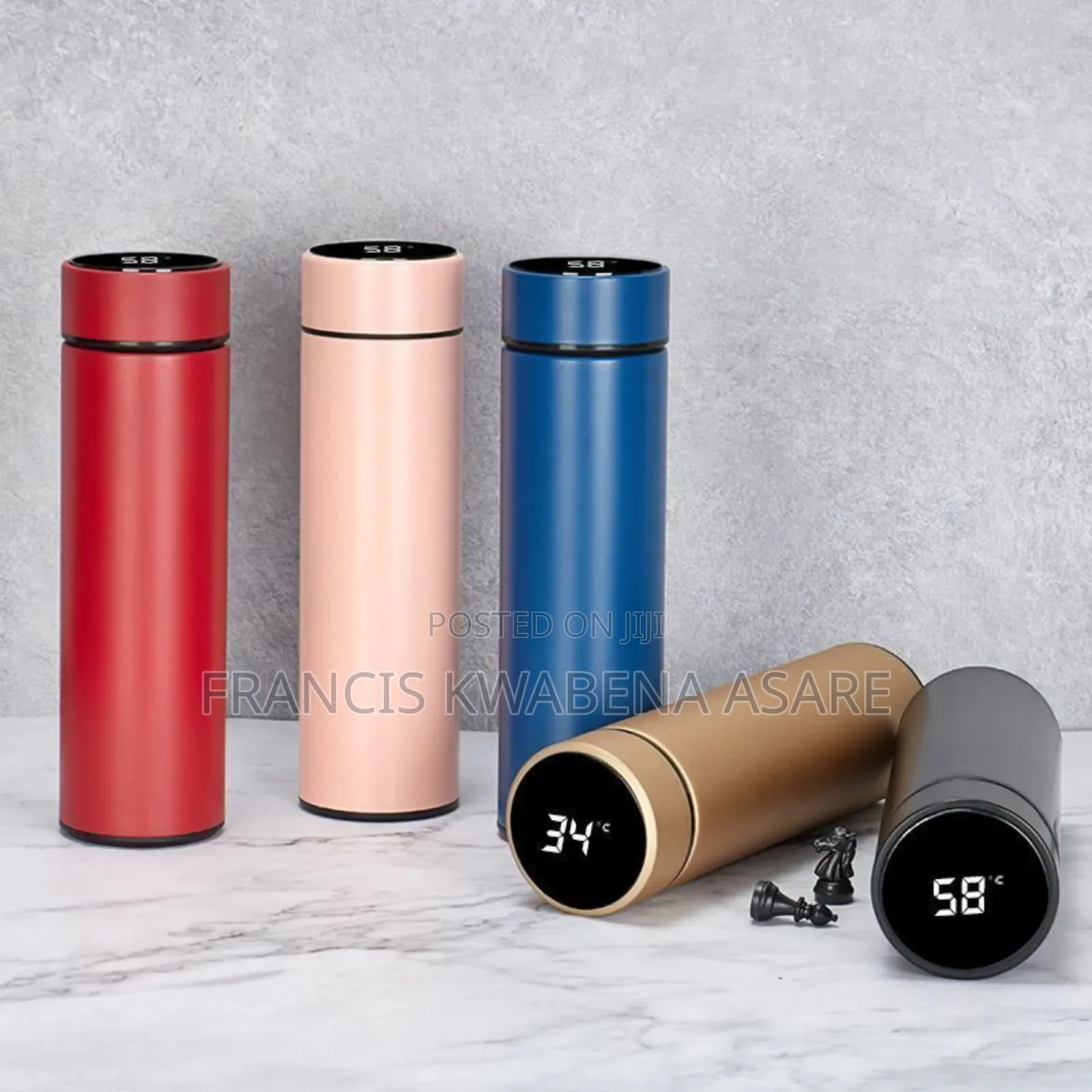 Temperature Display Water Bottle (Hot and Cold)