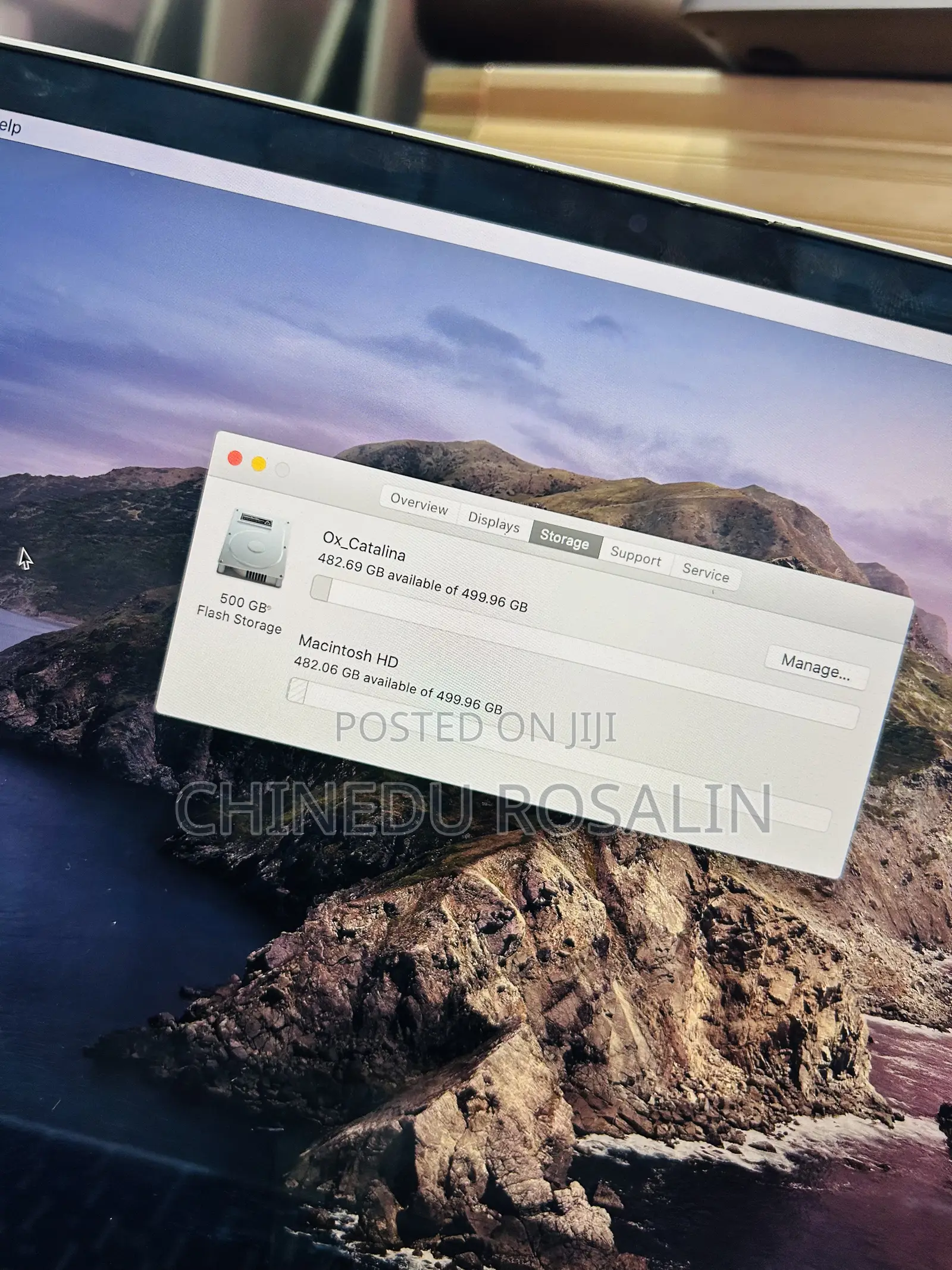 Laptop Apple MacBook Pro 2019 16GB Intel Core i7 SSD 512GB