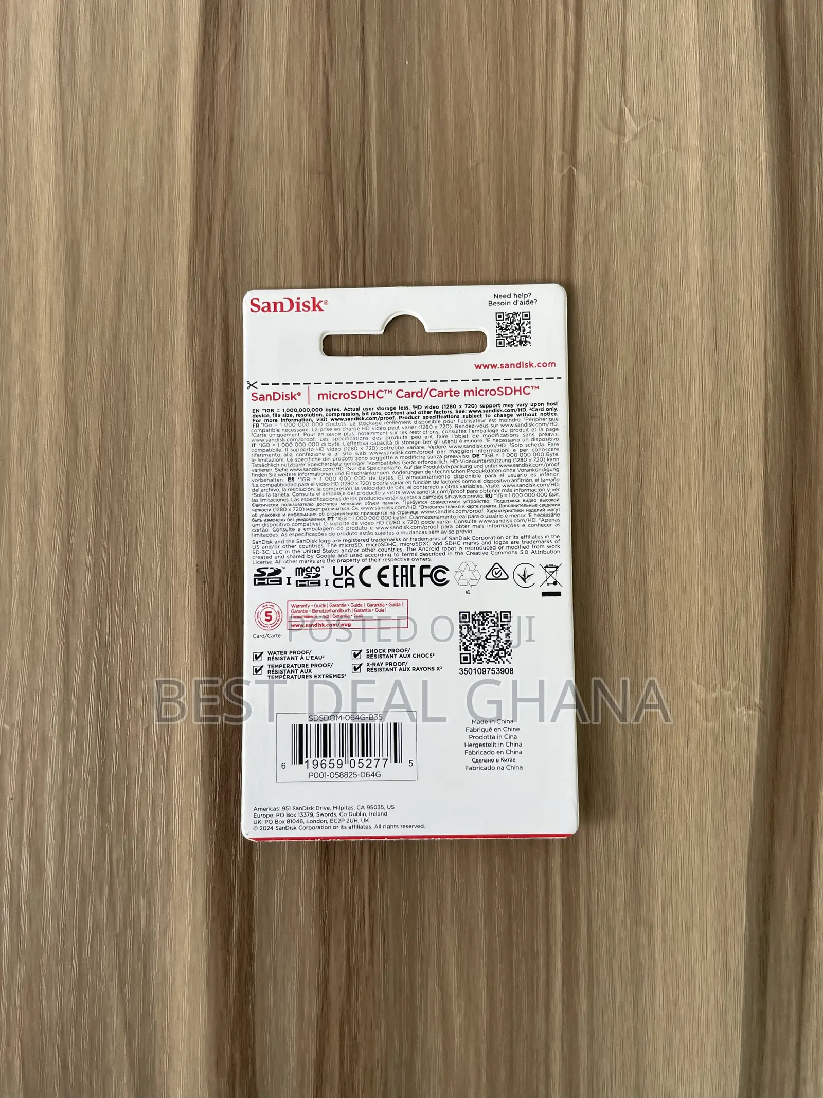 64gb Sandisk Memory Card