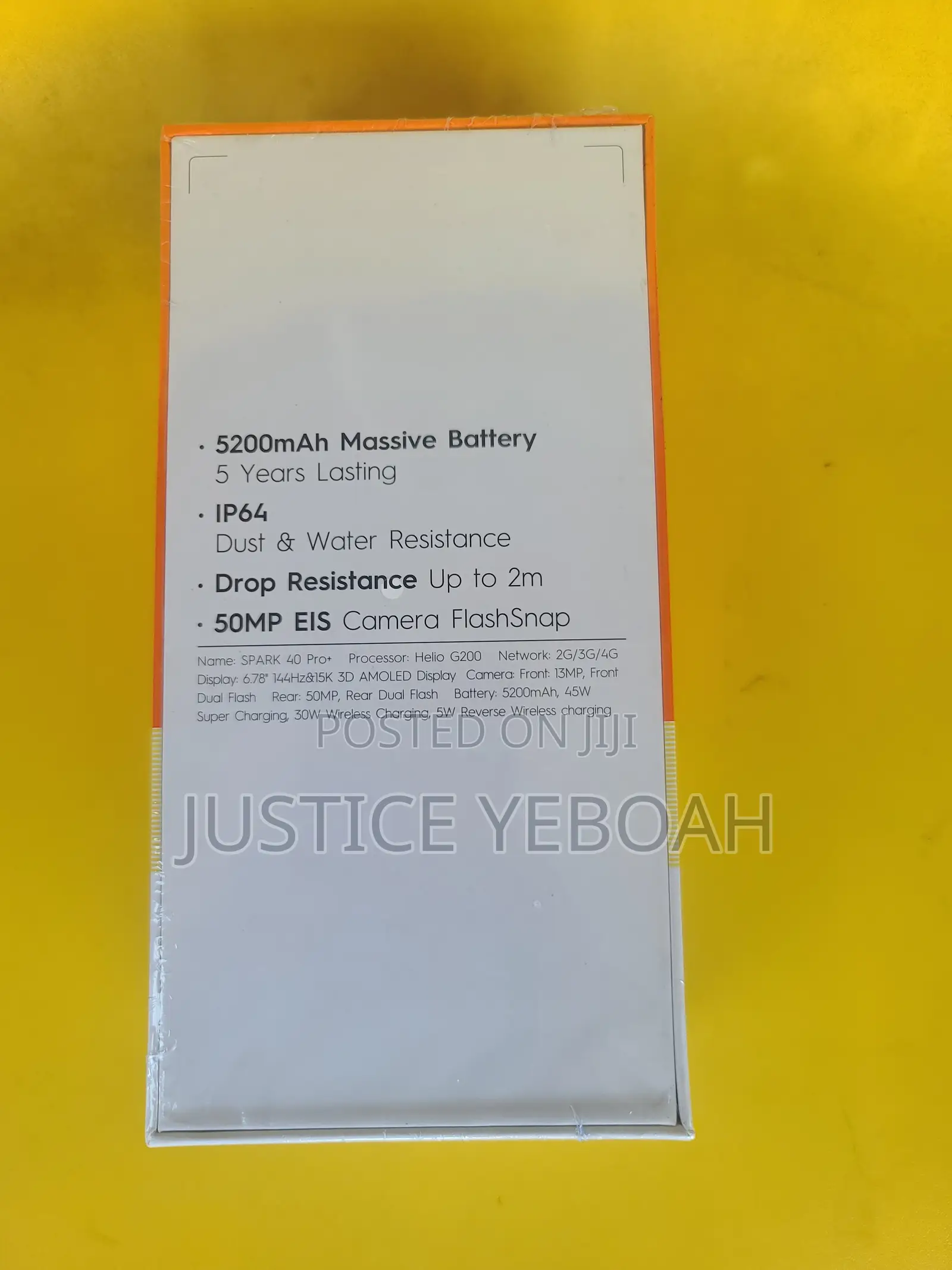 New Tecno Spark 40 Pro+ 256 GB Black