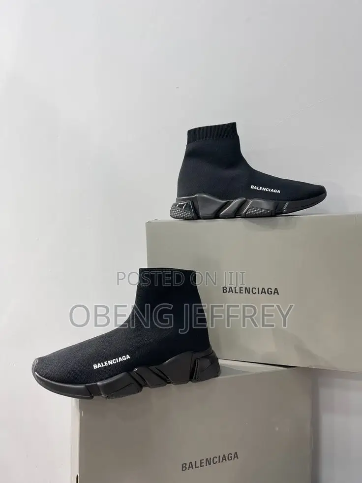 Original Balenciaga 2.0 Socks All Black