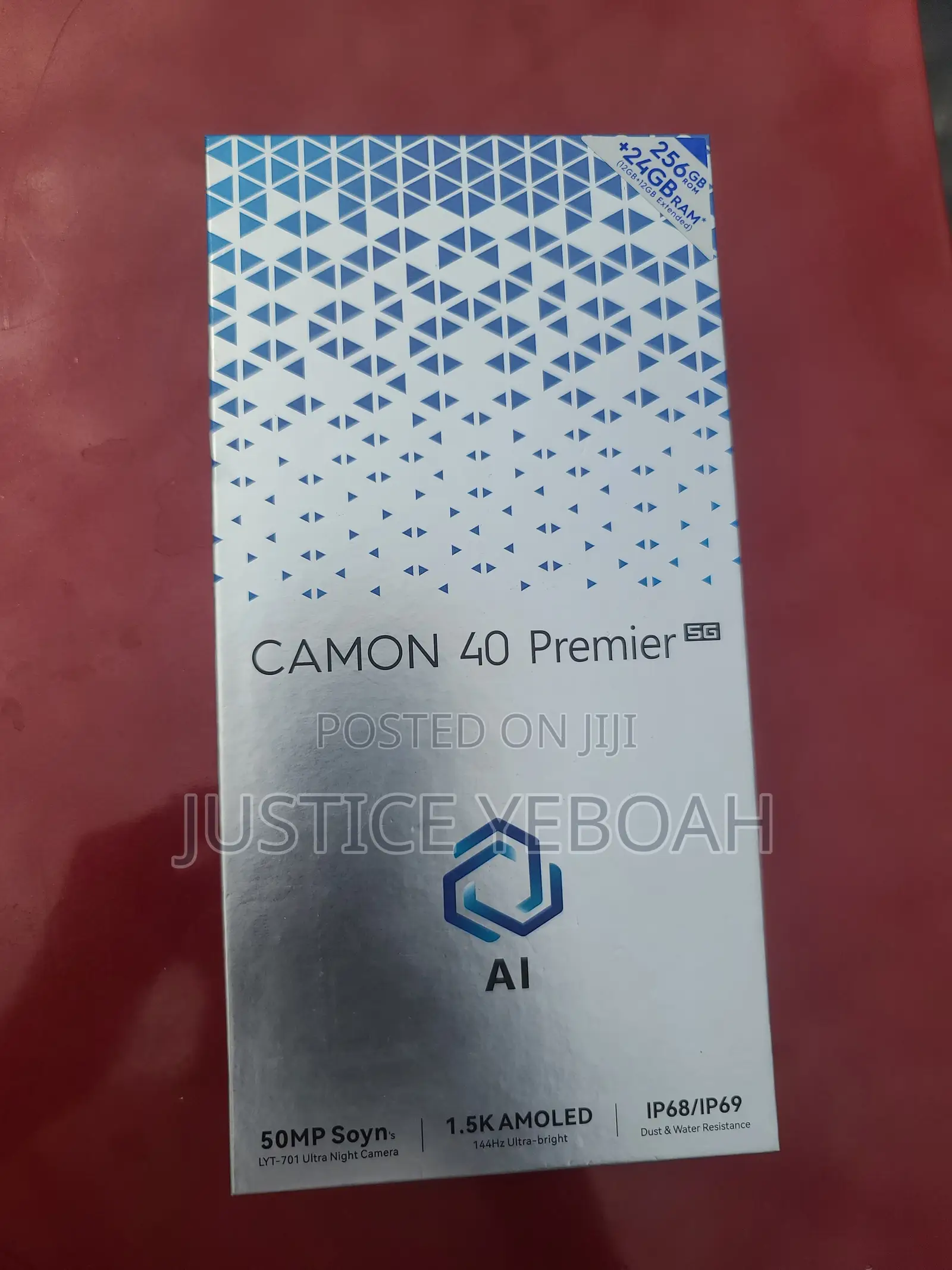 New Tecno Camon 40 Premier 256 GB Gray
