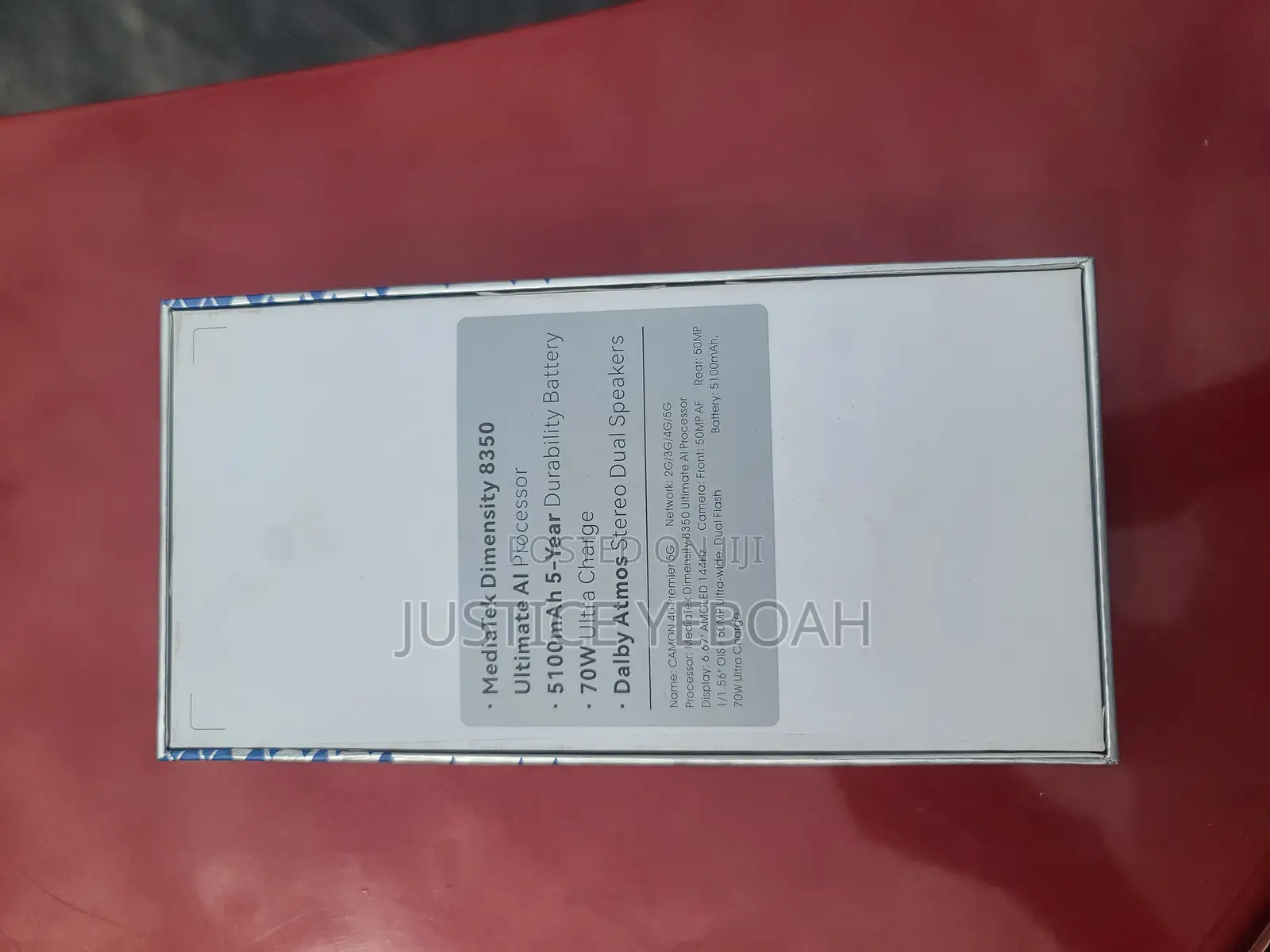 New Tecno Camon 40 Premier 256 GB Gray
