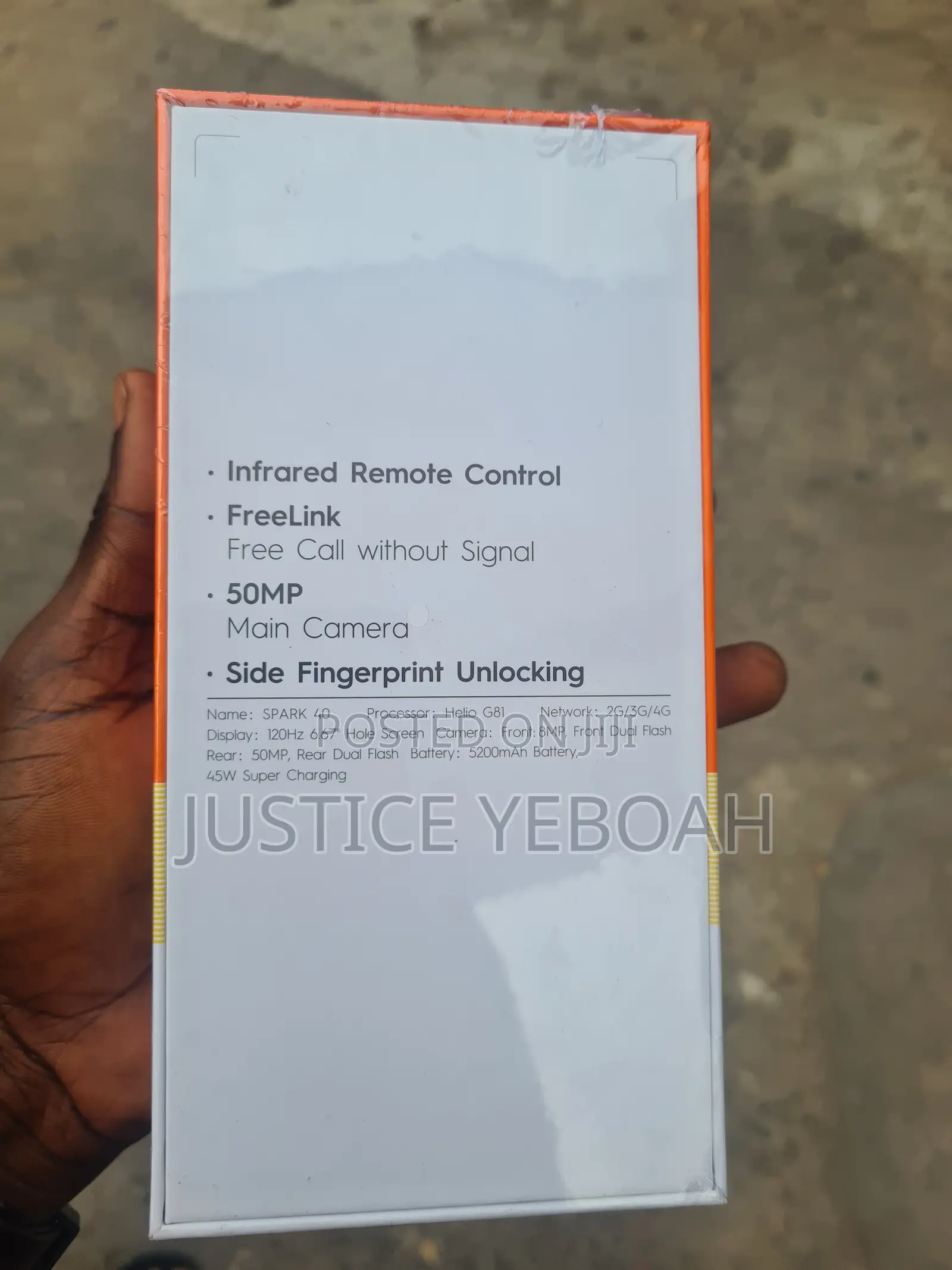 New Tecno Spark 40 256 GB Gray