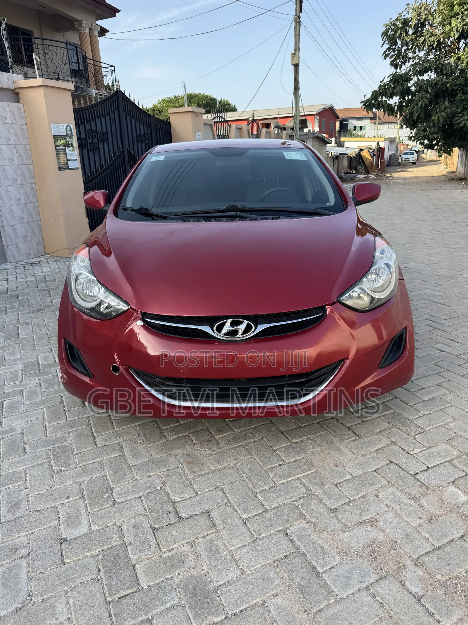 Hyundai Elantra 2013 Red