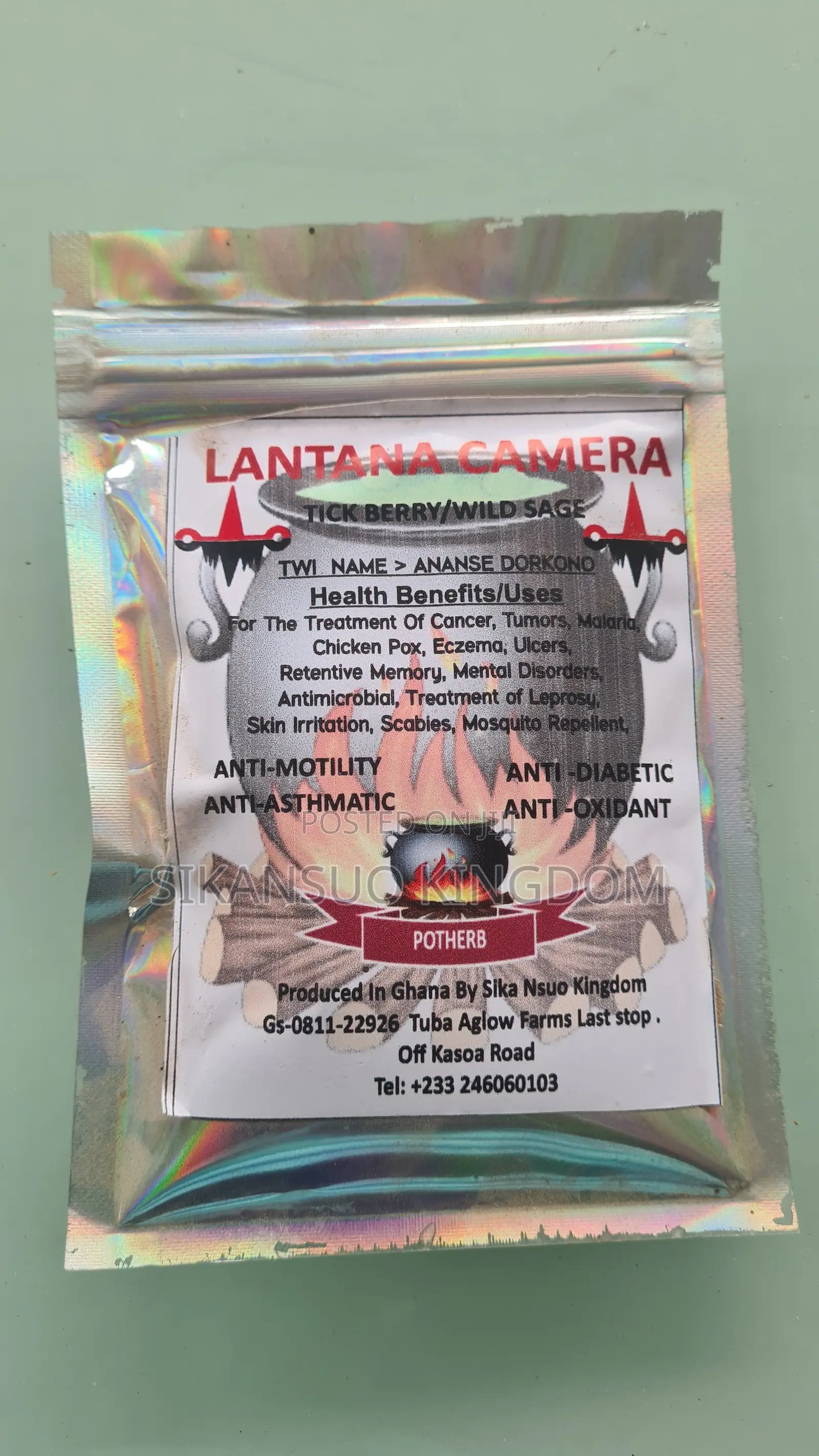 Lantana Camera (Tick Berry / Wild Sage) — Ananse Dorkono