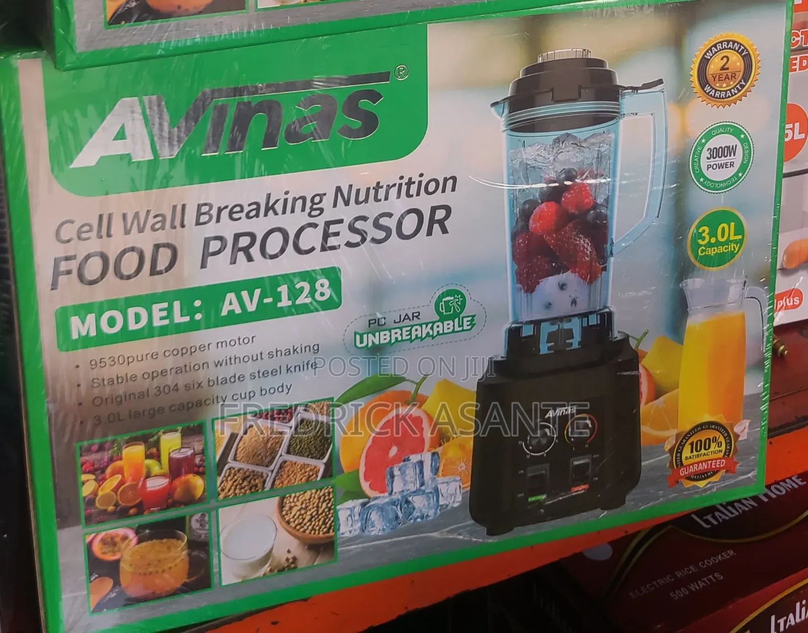 Avinas Av-128 Cell Wall Breaking Nutrition Food Processor
