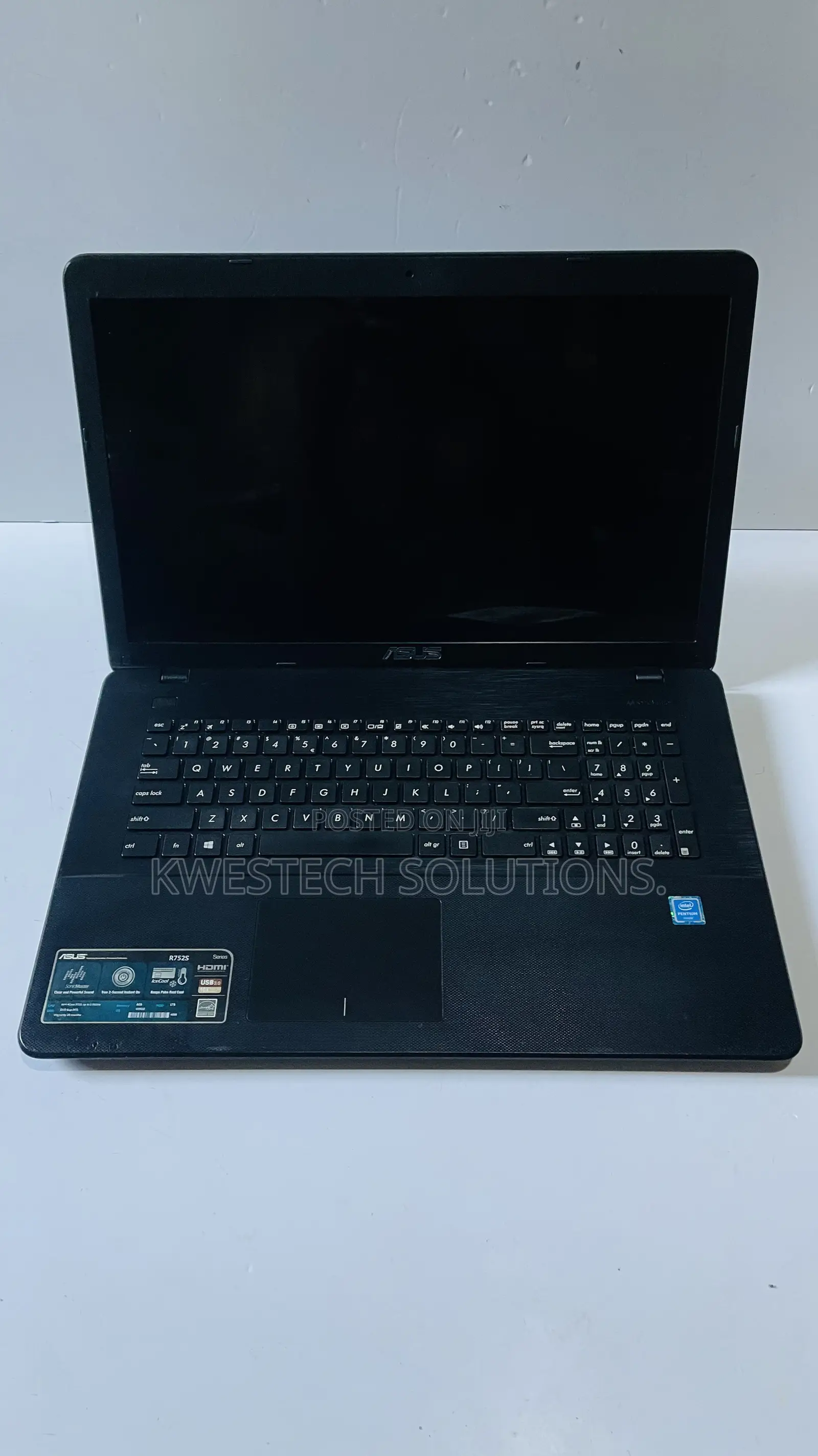 Laptop Asus R750JK 4GB Intel Pentium HDD 160GB
