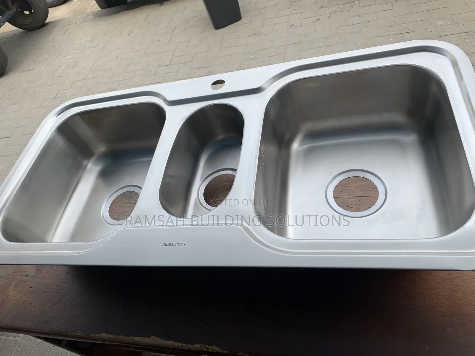 Luxury 3 Bowl Stainless Steel Kitchen Sink