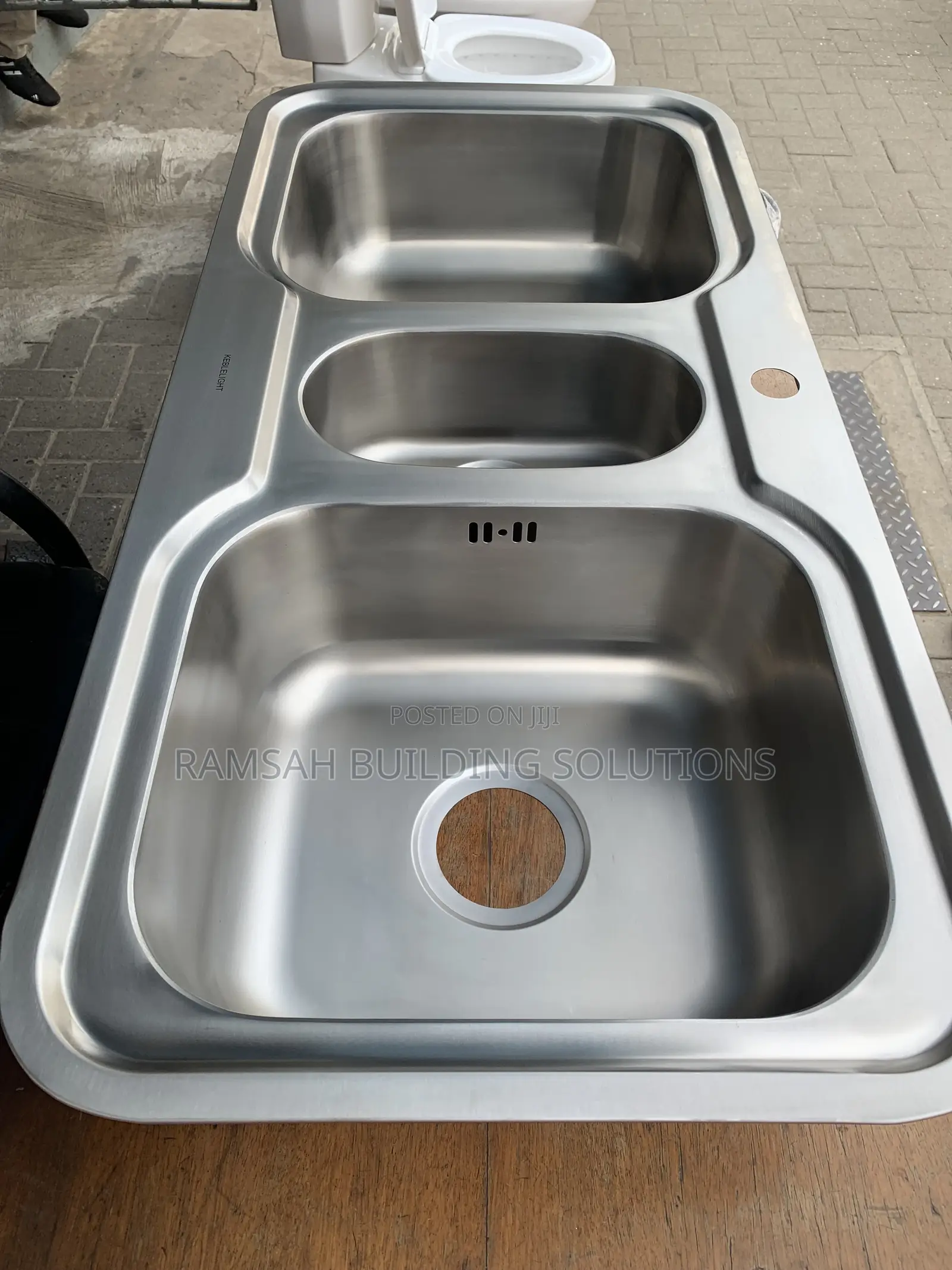 Luxury 3 Bowl Stainless Steel Kitchen Sink