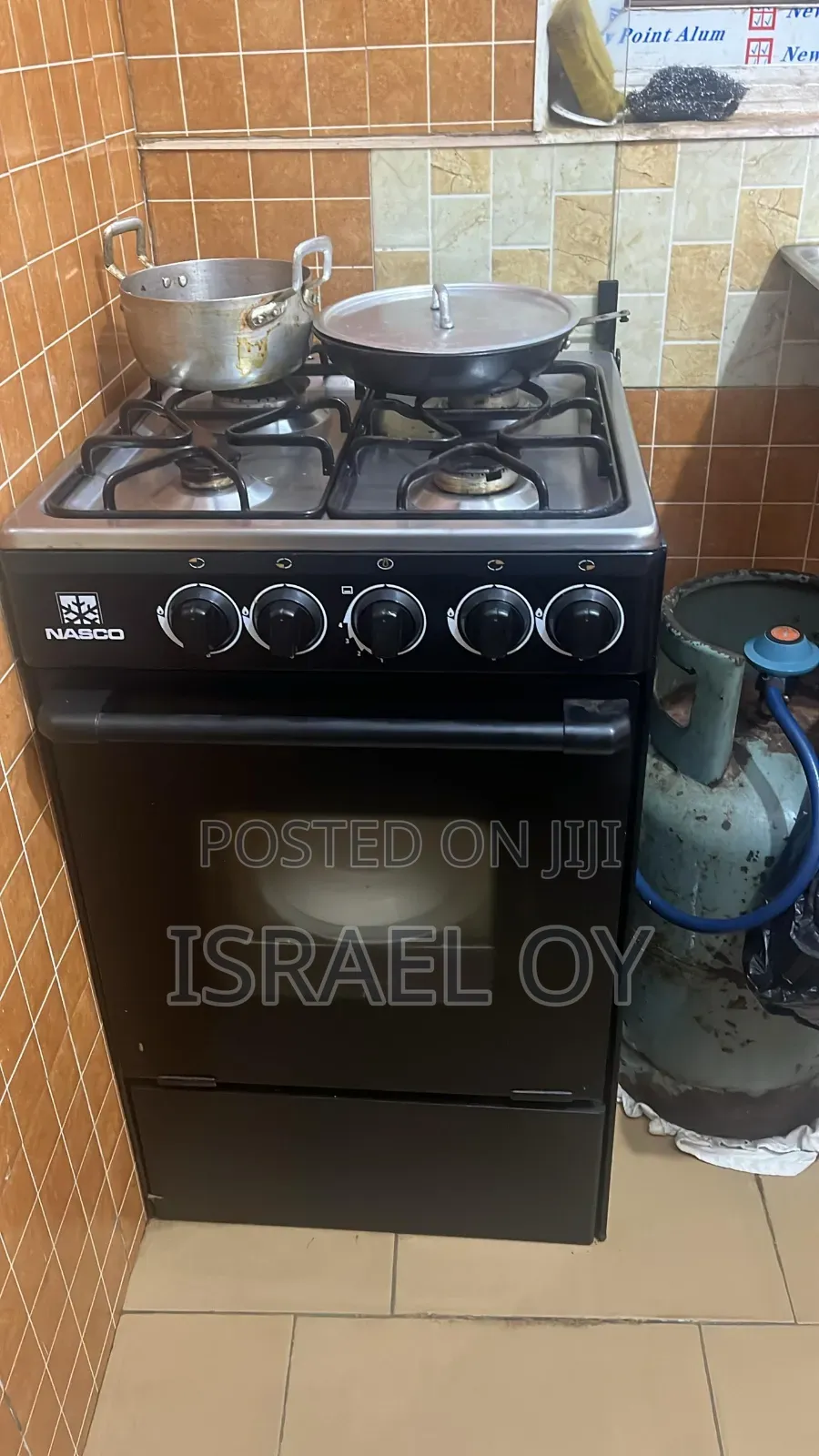Nasco 4 Burners Cooker + Cylinder Gas for Sale