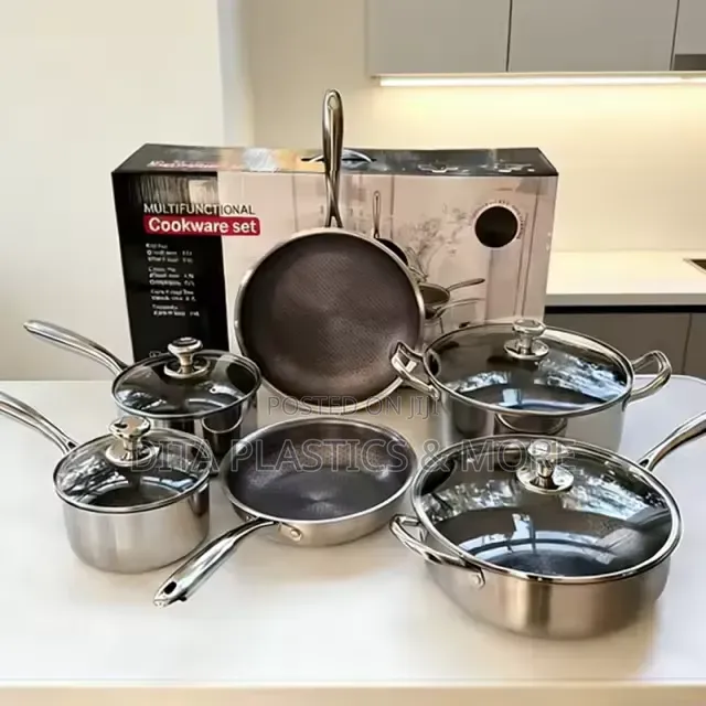 Honeycomb Stainless Steel Cookware Sets