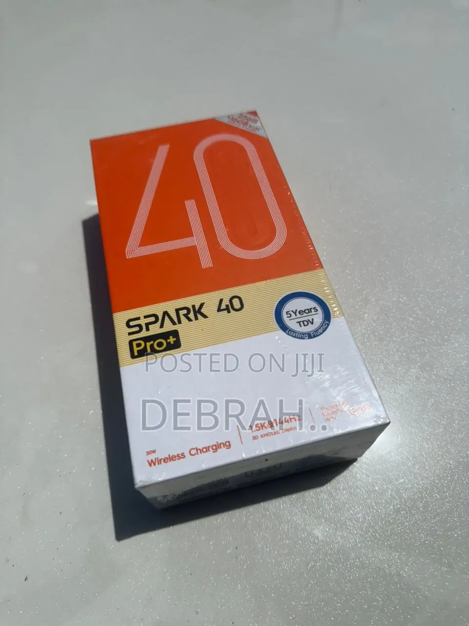 New Tecno Spark 40 Pro+ 256 GB Black