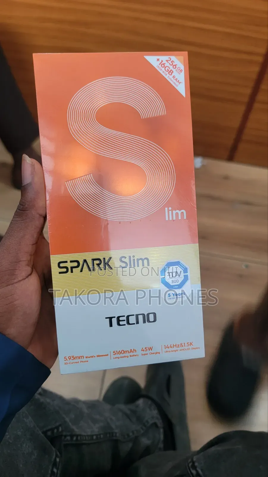 New Tecno Spark Slim 256 GB Gray