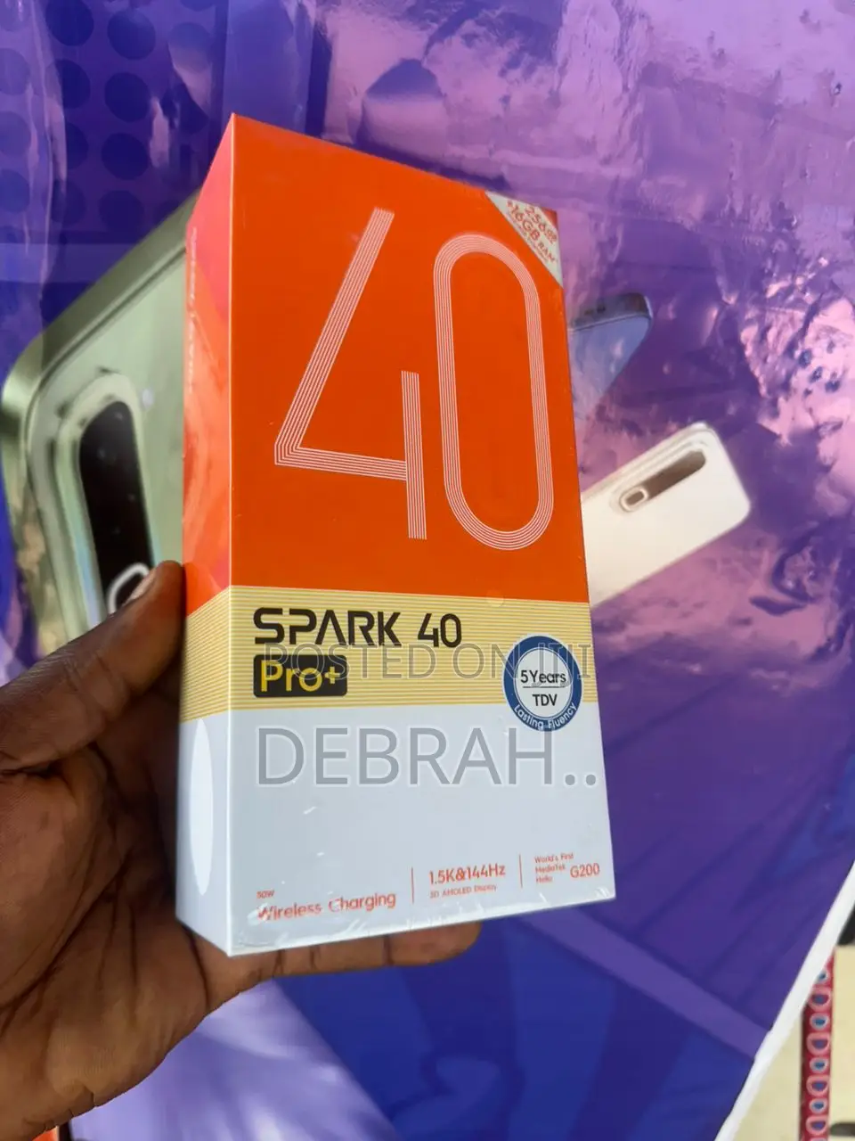 New Tecno Spark 40 Pro+ 256 GB Blue
